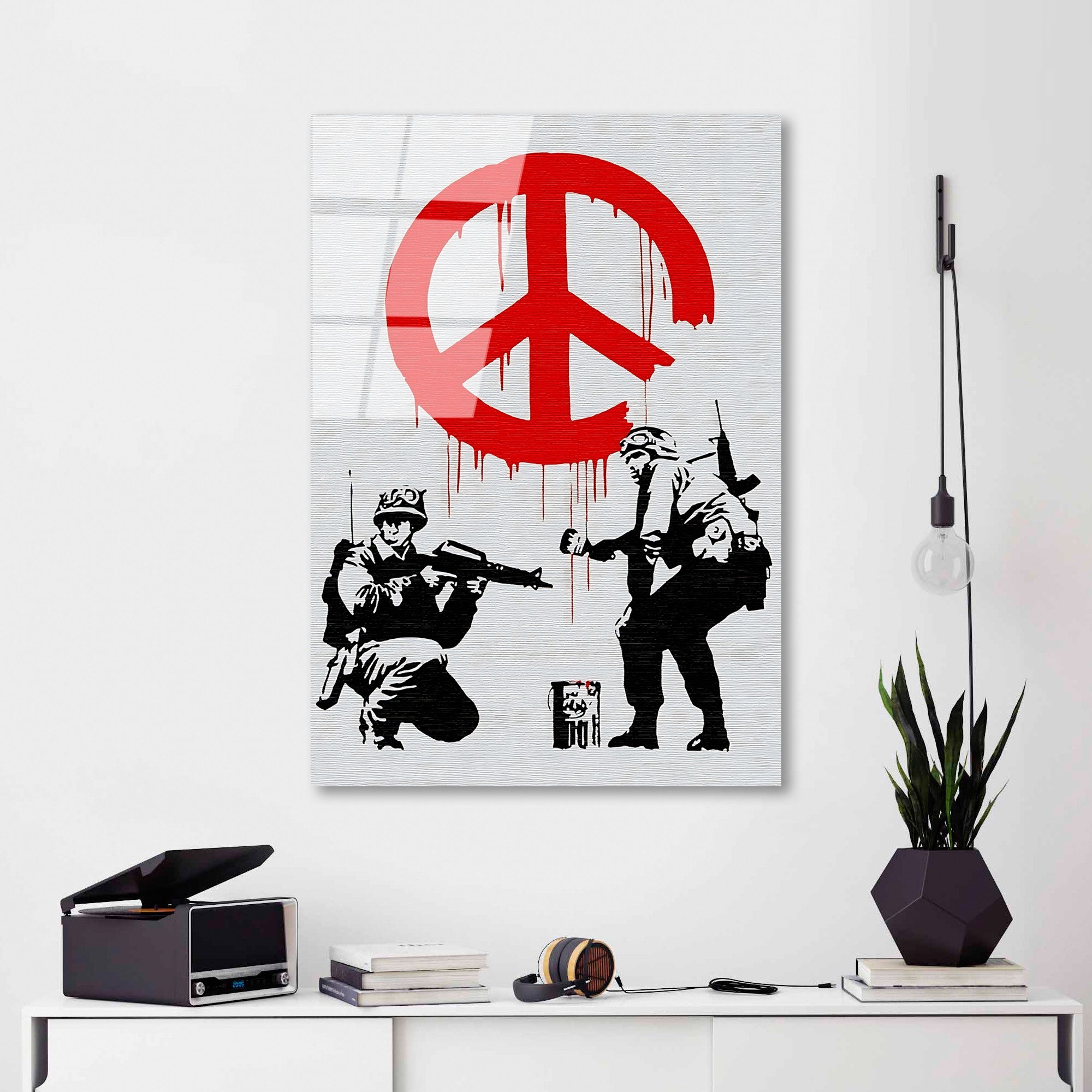 Quadro Decorativo em Vidro Temperado UV-1198, Multicolor, 70 x 100 cm (4 mm)