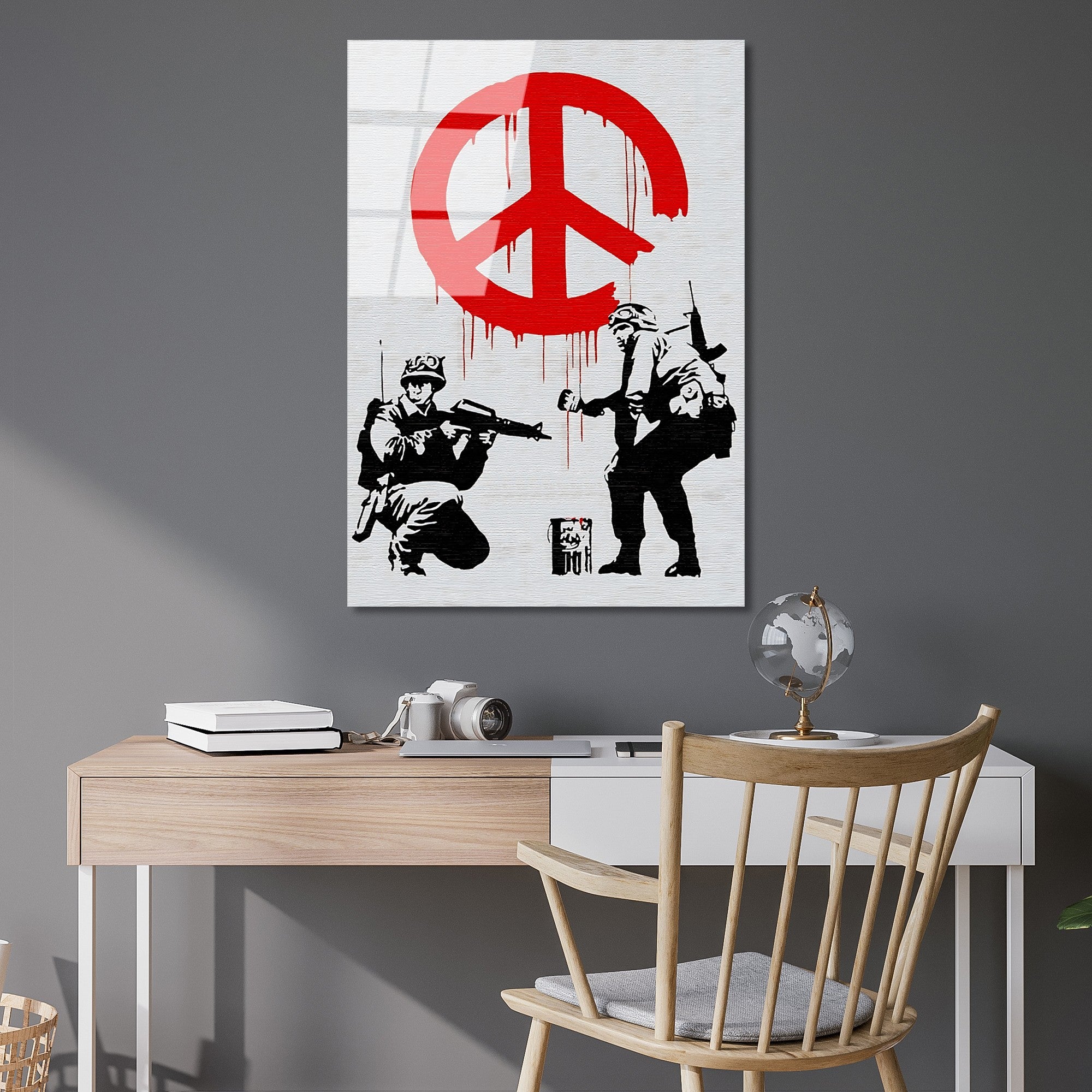 Quadro Decorativo em Vidro Temperado UV-1198, Multicolor, 70 x 100 cm (4 mm)