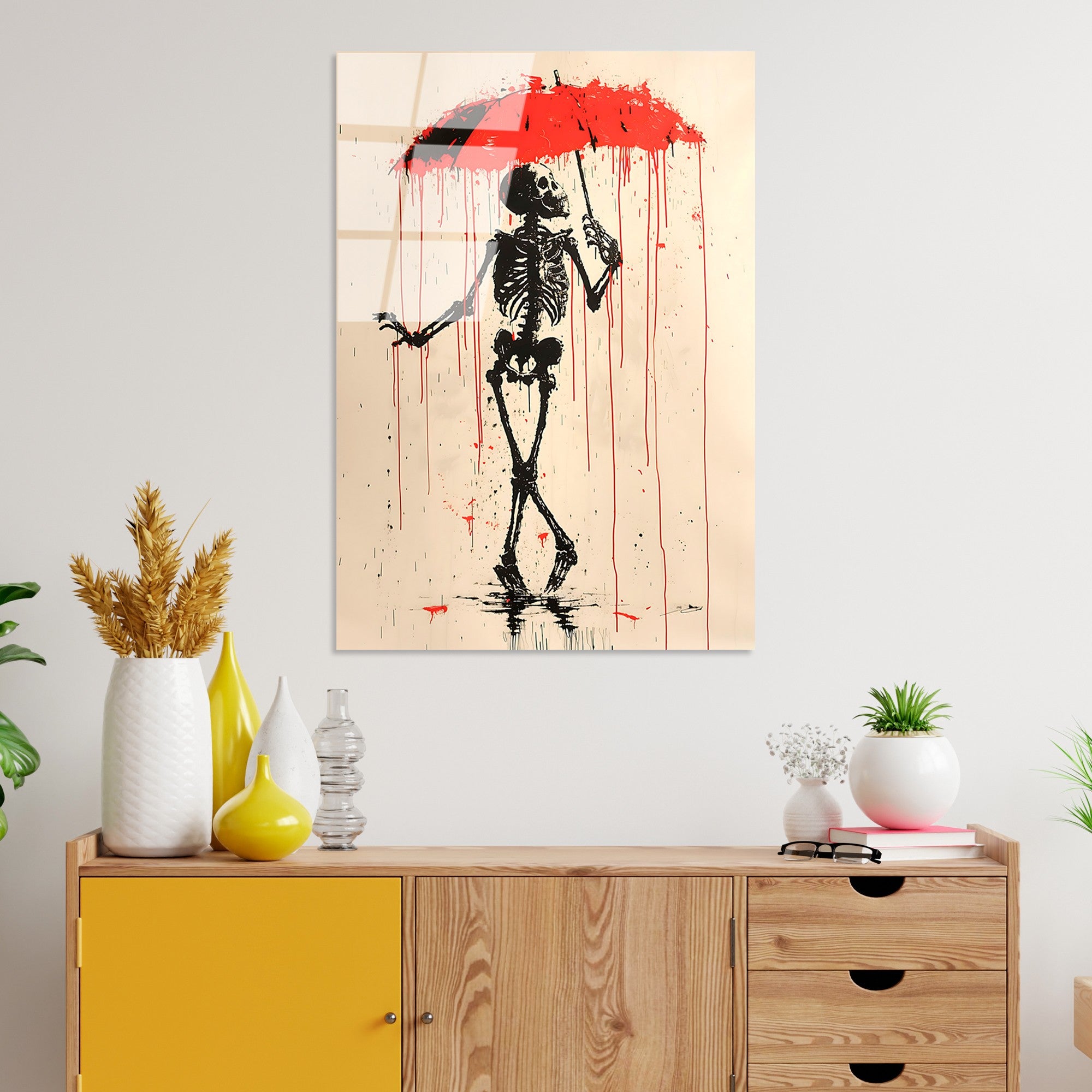 Quadro Decorativo em Vidro Temperado UV-1199, 70 x 100 cm, 4 mm, Multicor