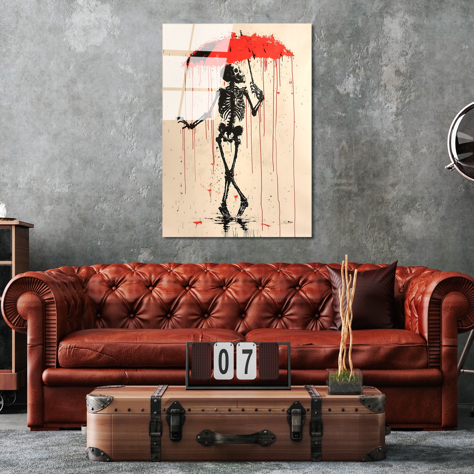 Quadro Decorativo em Vidro Temperado UV-1199, 70 x 100 cm, 4 mm, Multicor