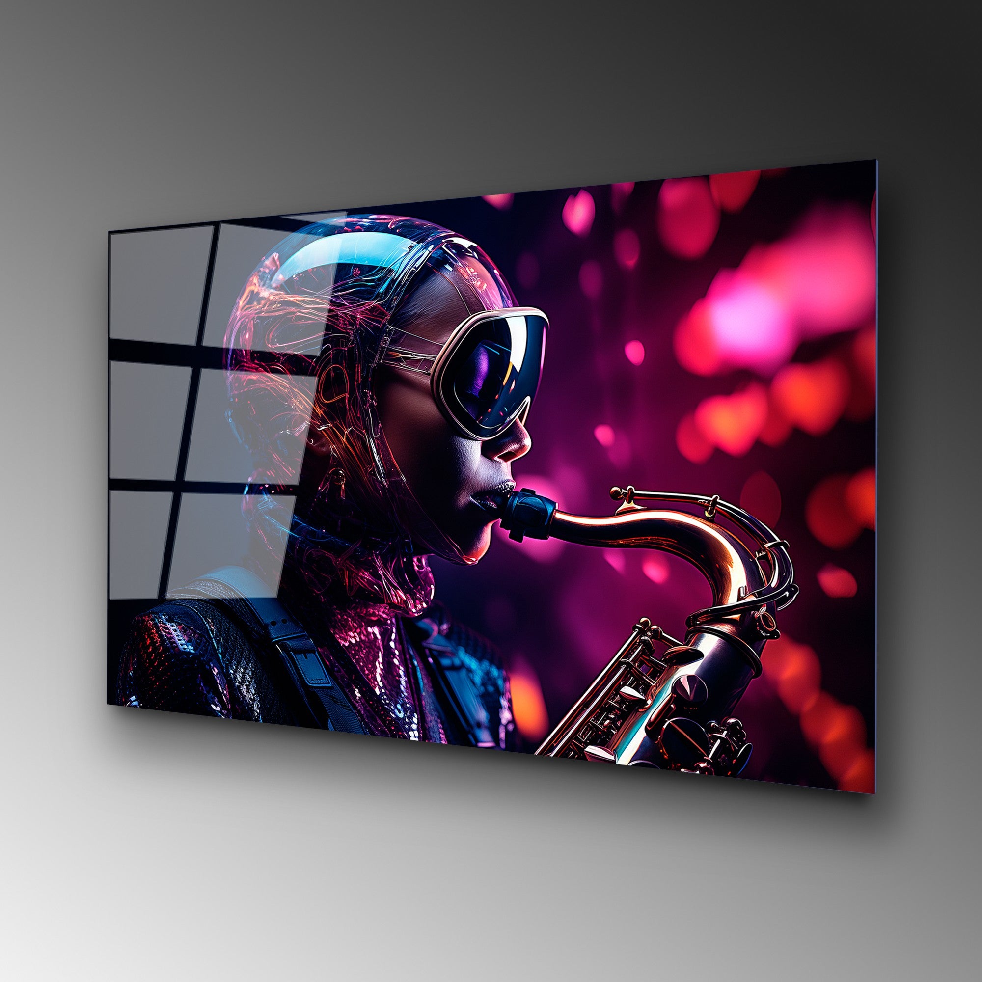 Quadro Decorativo em Vidro Temperado UV-1201, 70 x 100 cm, Multicolor, Vidro 100% Temperado 4 mm