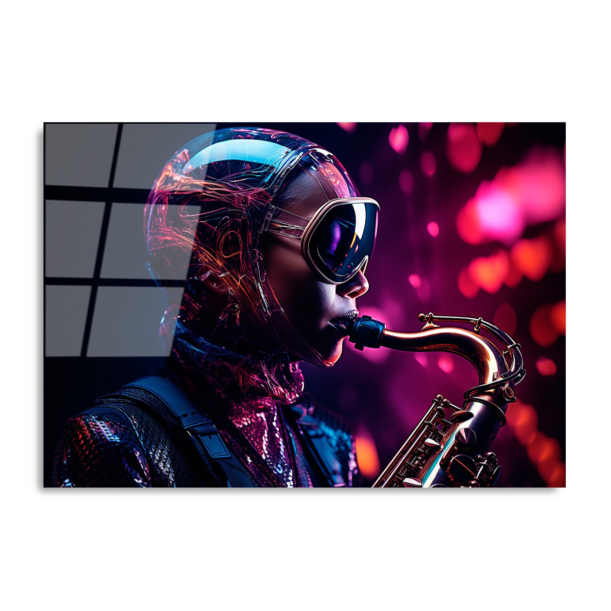 Quadro Decorativo em Vidro Temperado UV-1201, 70 x 100 cm, Multicolor, Vidro 100% Temperado 4 mm