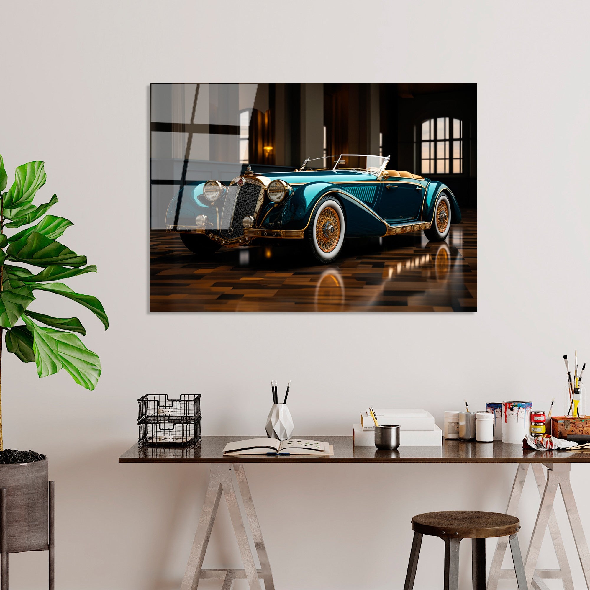 Quadro Decorativo em Vidro Temperado 4 mm 70x100 cm – Multicolor | UV-1204 (123BZM2692)