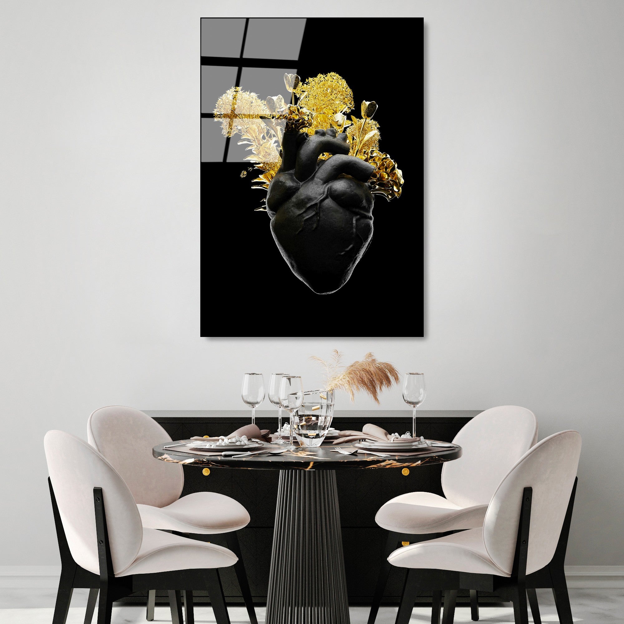 Quadro Decorativo em 100% Vidro Temperado UV-1205 70x100 cm Multicolor 4 mm