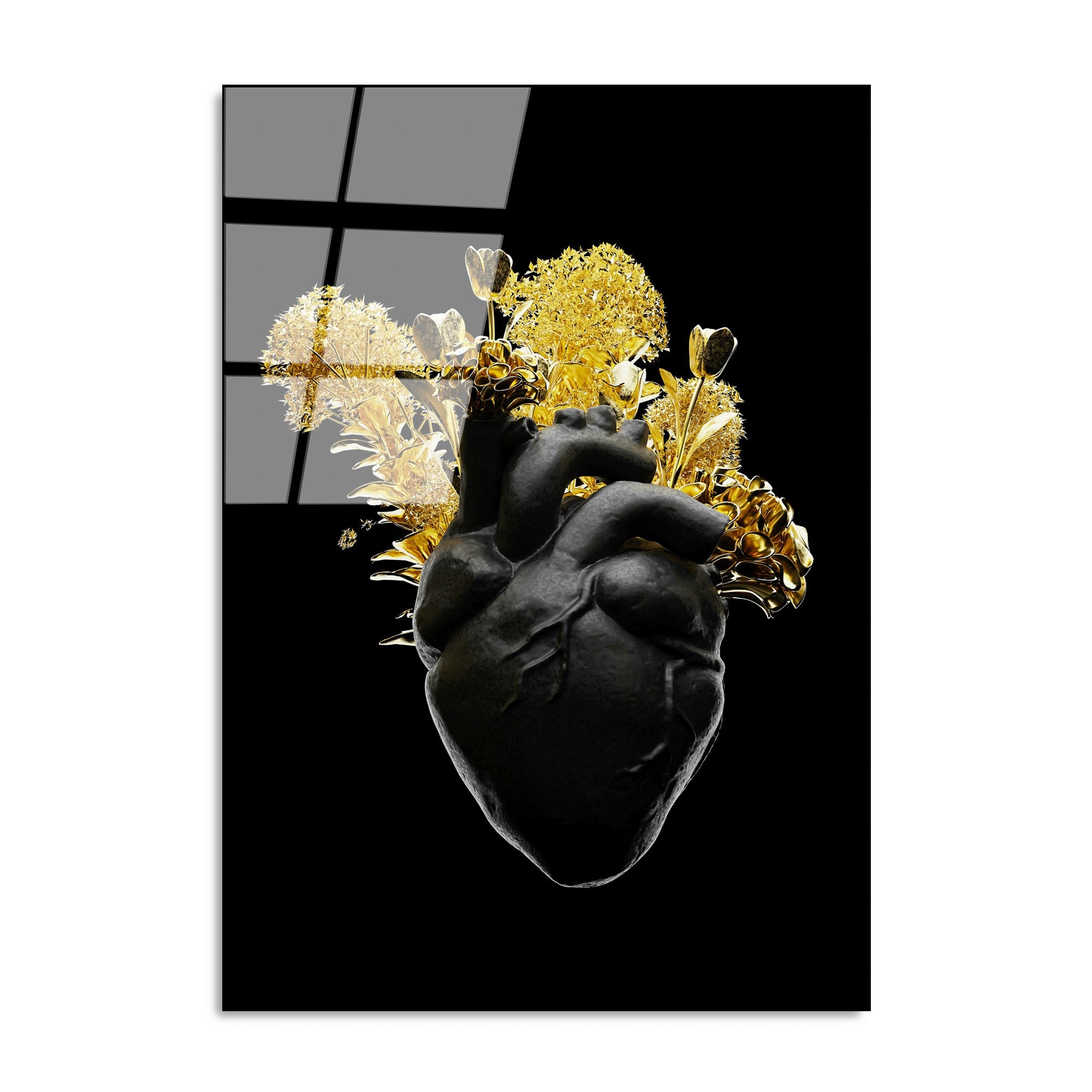 Quadro Decorativo em 100% Vidro Temperado UV-1205 70x100 cm Multicolor 4 mm