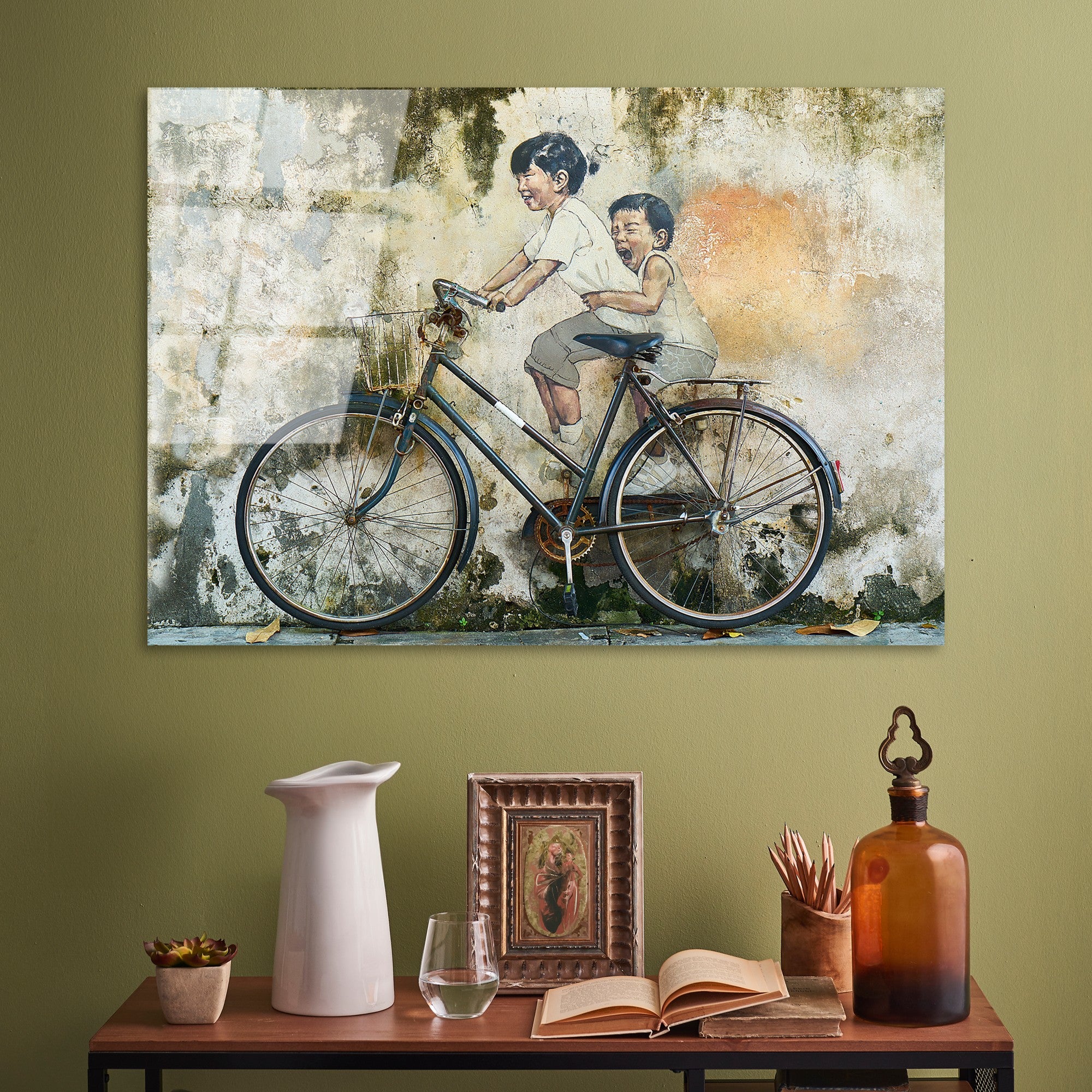 Quadro Decorativo em Vidro Temperado UV-1208, 70x100 cm, Multicolor, 4 mm