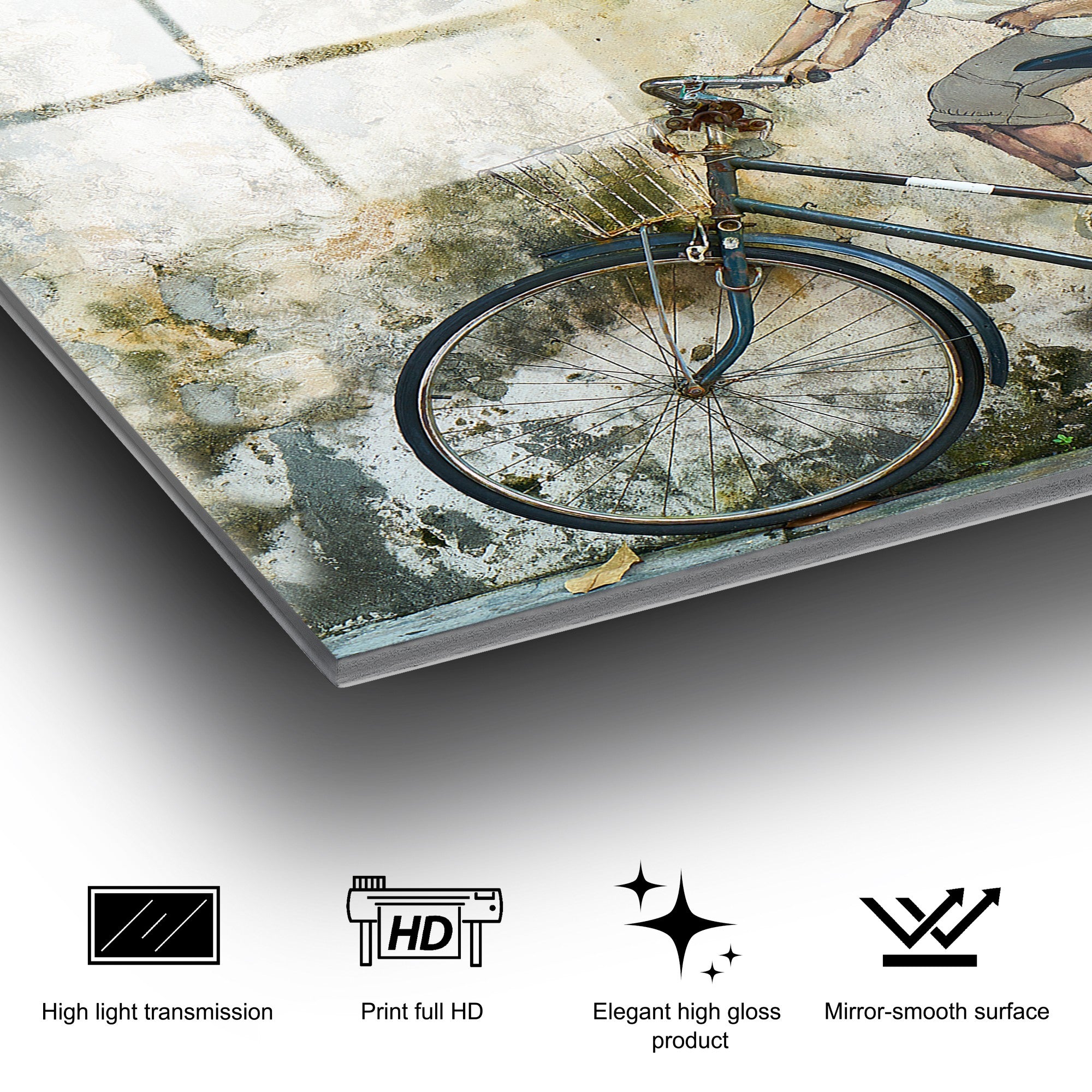 Quadro Decorativo em Vidro Temperado UV-1208, 70x100 cm, Multicolor, 4 mm