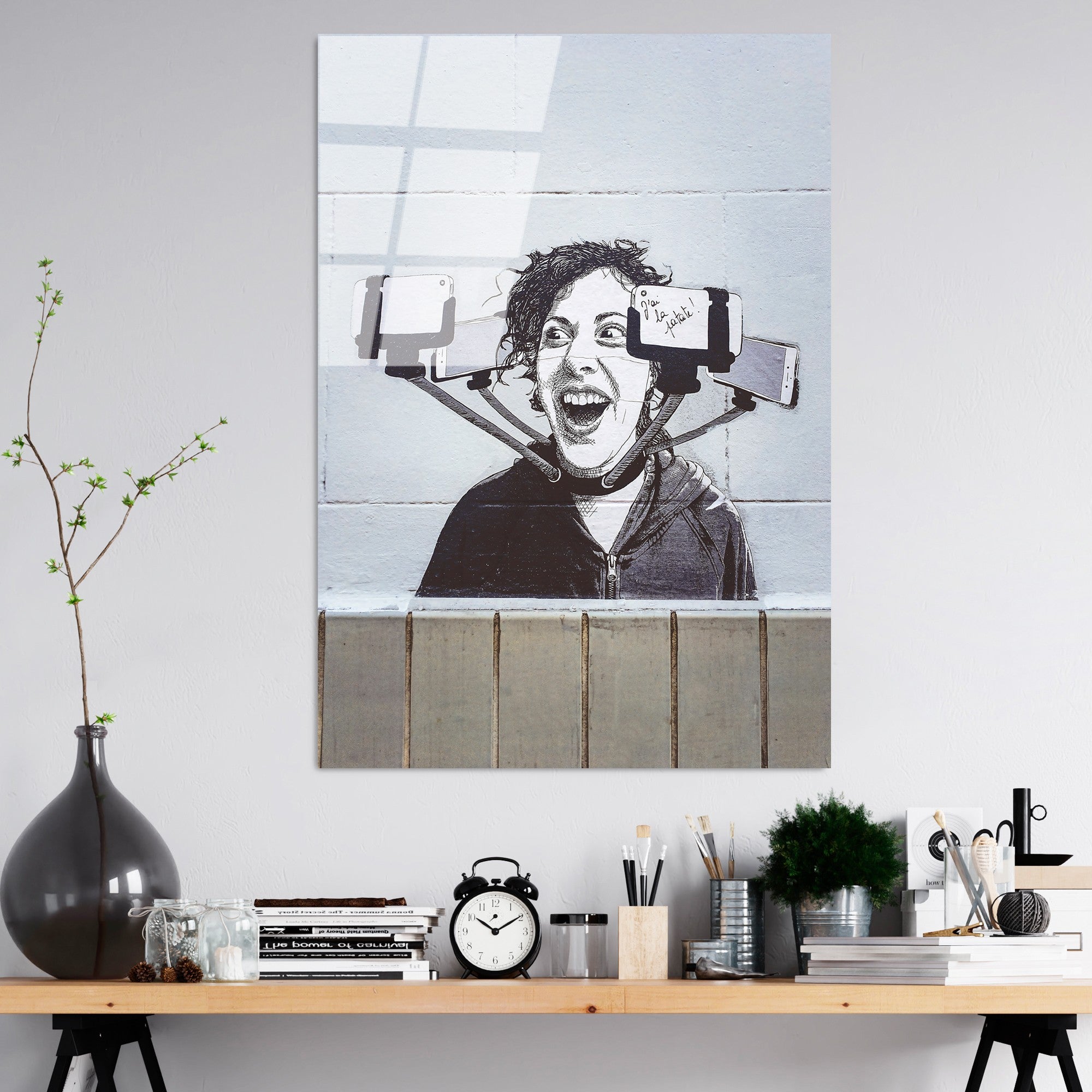 Quadro Decorativo UV-1209 em 100% Vidro Temperado (4 mm), Multicolor, 70 x 100 cm, 7,617 kg