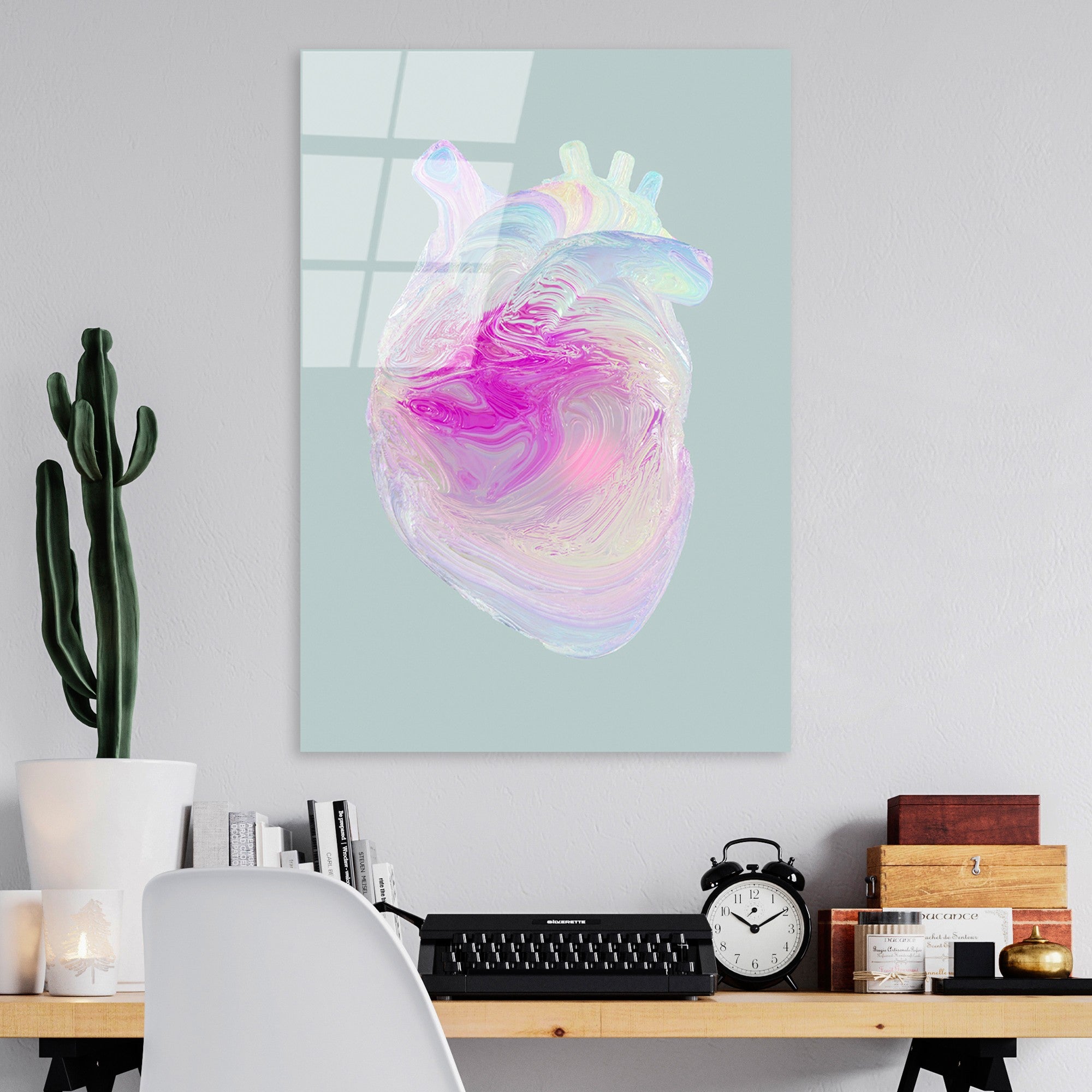 Quadro Decorativo em Vidro Temperado UV-1210, 70 x 100 cm, Multicolor (4 mm)