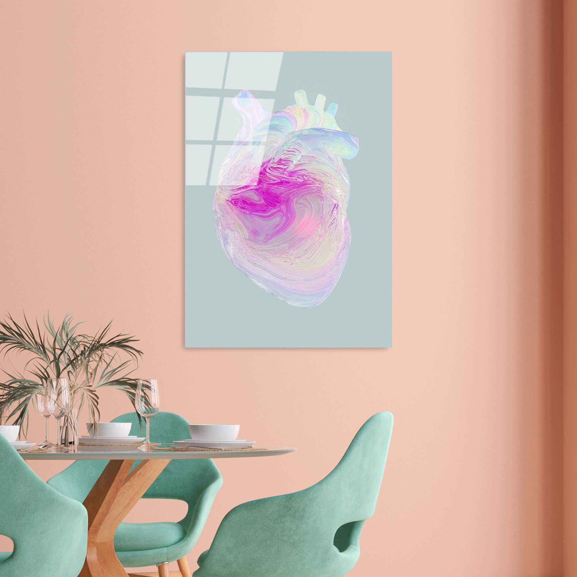 Quadro Decorativo em Vidro Temperado UV-1210, 70 x 100 cm, Multicolor (4 mm)