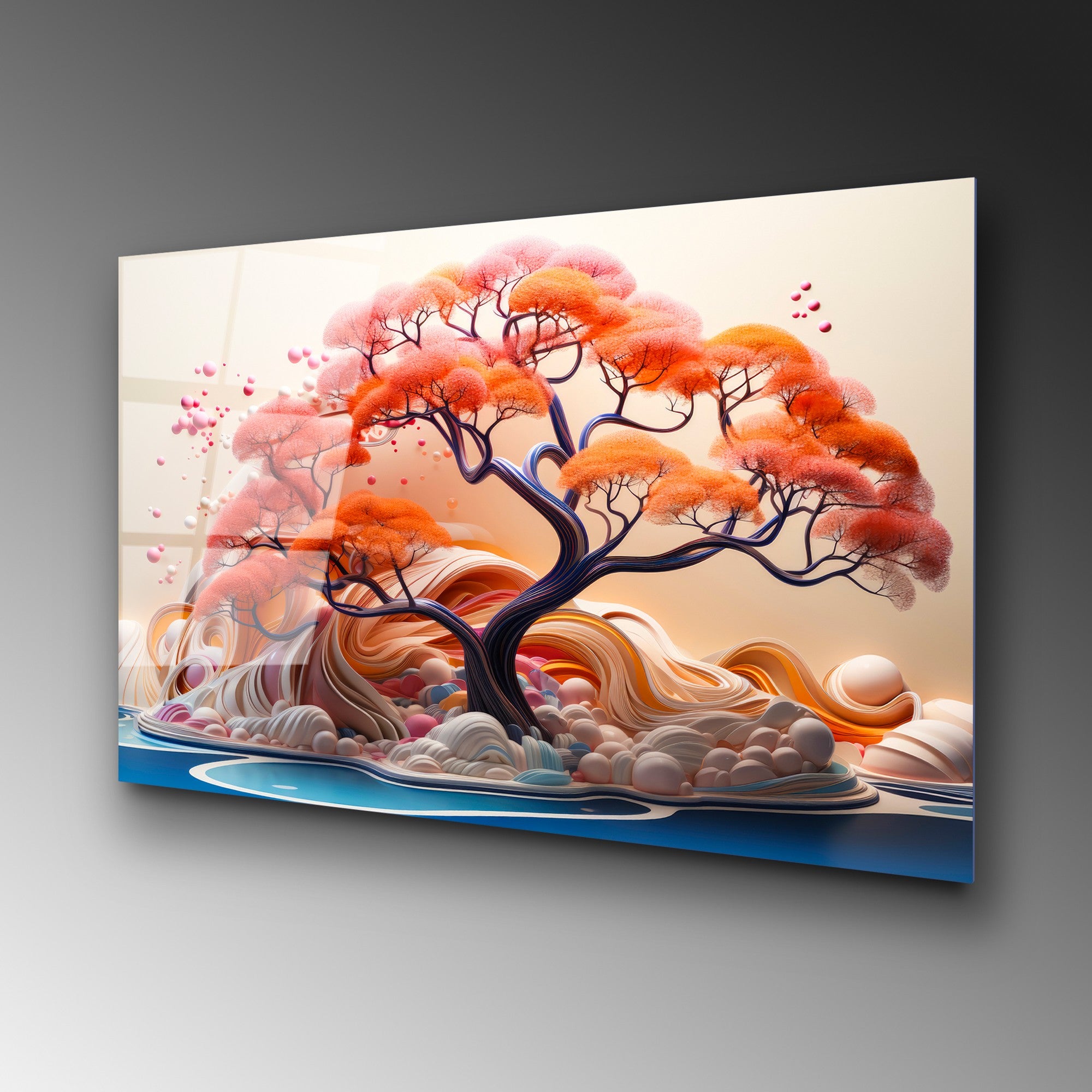 Quadro Decorativo em Vidro Temperado UV-1211 – Multicolor – 70x100 cm – 4 mm