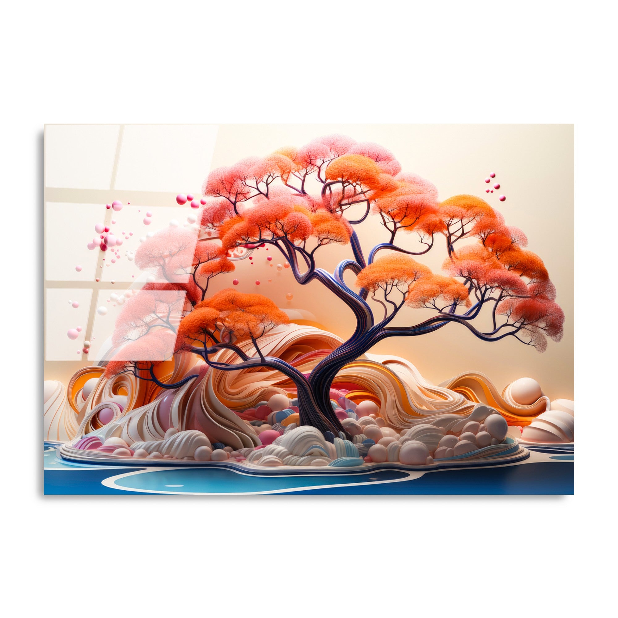 Quadro Decorativo em Vidro Temperado UV-1211 – Multicolor – 70x100 cm – 4 mm