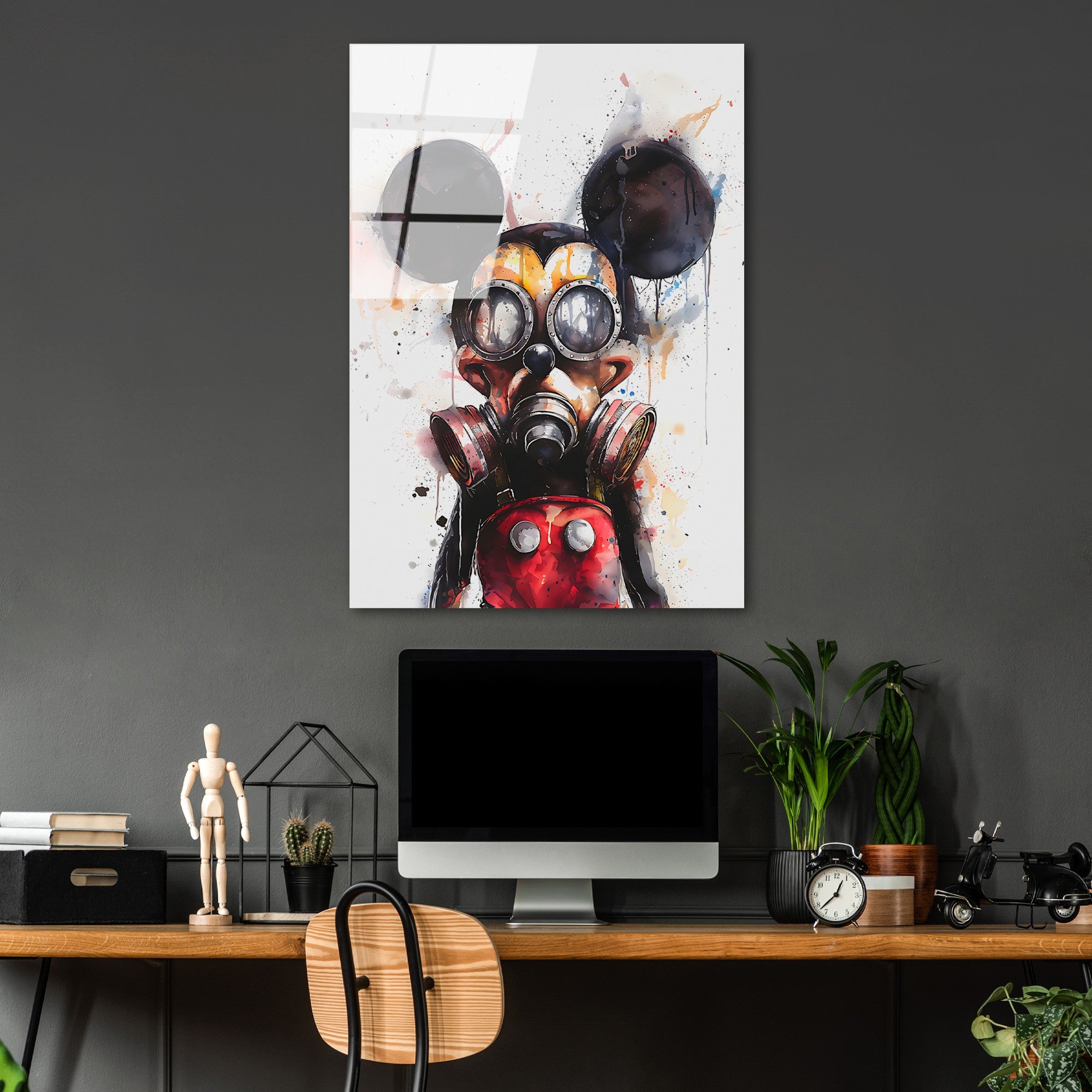 Quadro Decorativo em Vidro Temperado UV-1213, 70 x 100 cm, Multicolor, 4 mm