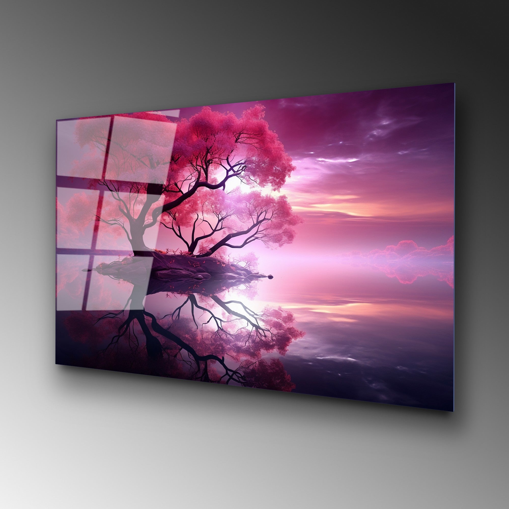 Quadro Decorativo em Vidro Temperado UV-1214, 70 x 100 cm, Multicor (4 mm)