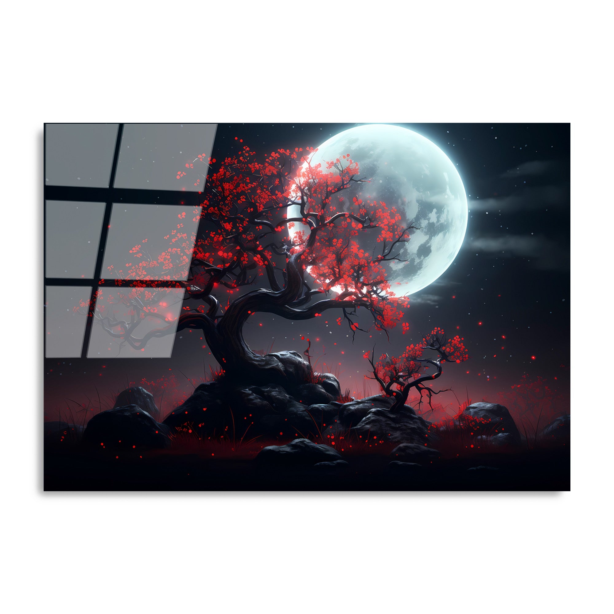 Quadro Decorativo em 100% Vidro Temperado UV-1215, 70 x 100 cm, Multicor (4 mm)