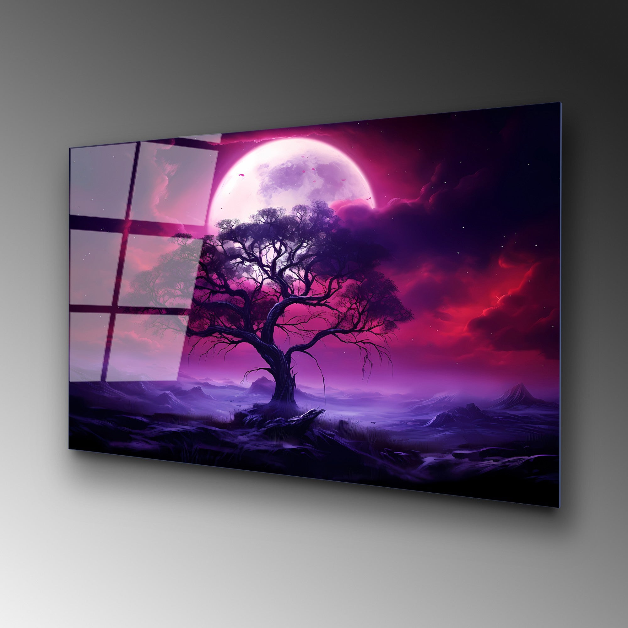 Quadro Decorativo em Vidro Temperado 4 mm (70 x 100 cm) Multicolor – UV-1216