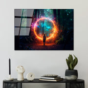 Quadro Decorativo em Vidro Temperado 100% UV-1217, 70 x 100 cm, Multicolor, 4 mm