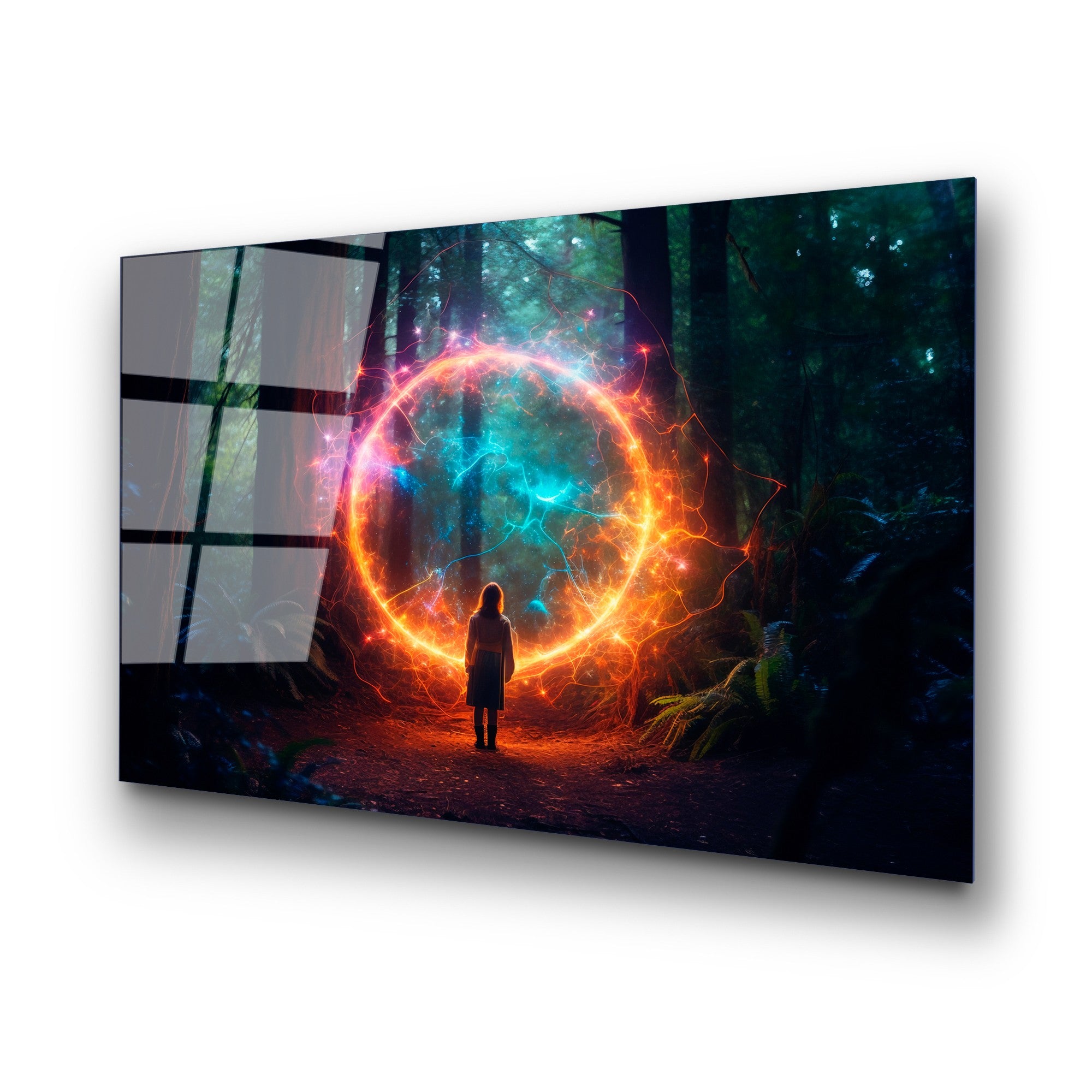 Quadro Decorativo em Vidro Temperado 100% UV-1217, 70 x 100 cm, Multicolor, 4 mm