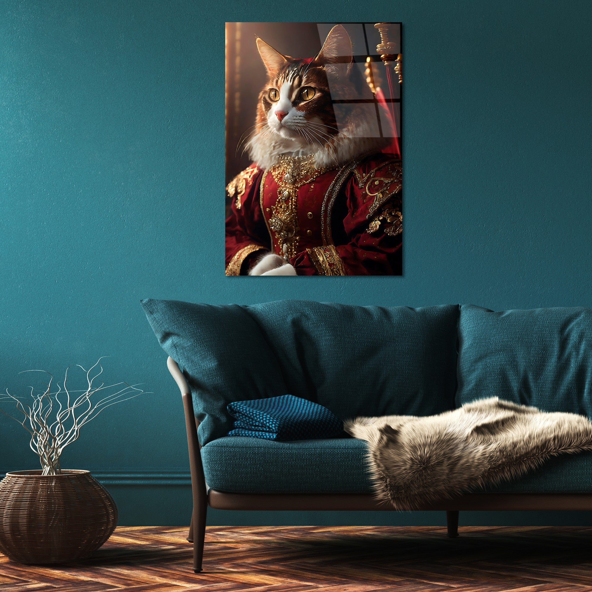 Quadro Decorativo em Vidro Temperado UV-1218, 70 x 100 cm, Multicolor, 4 mm