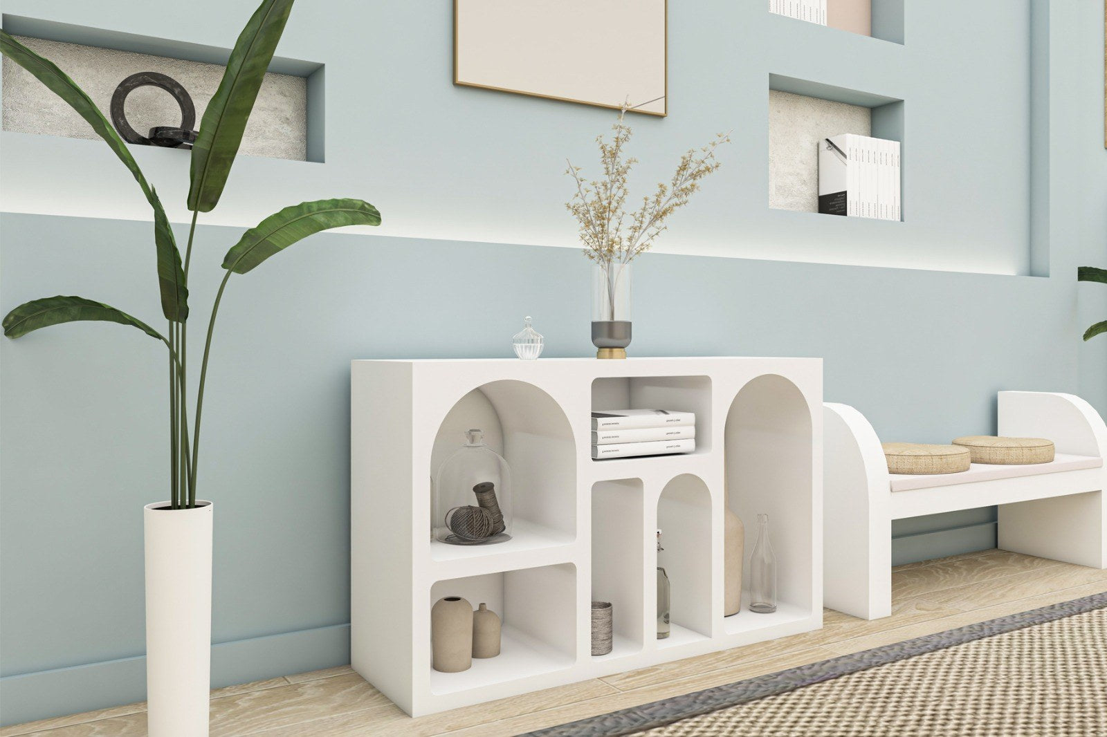 Aparador Liva 120 Branco - Design Elegante e Funcional Premium