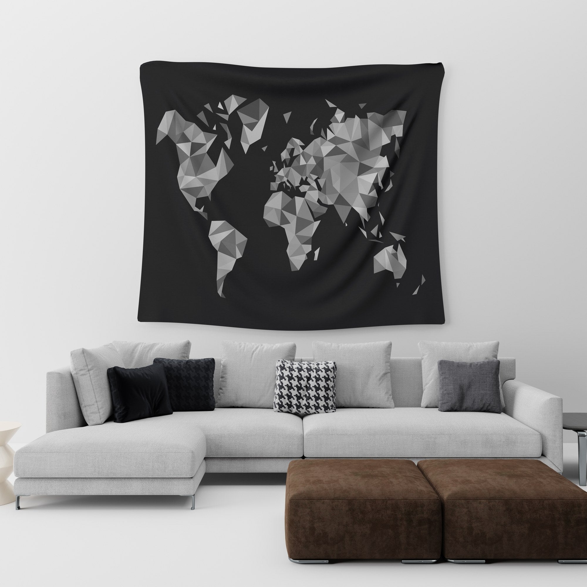 Pintura Decorativa Polyester Multicolor - Arte Premium para Parede