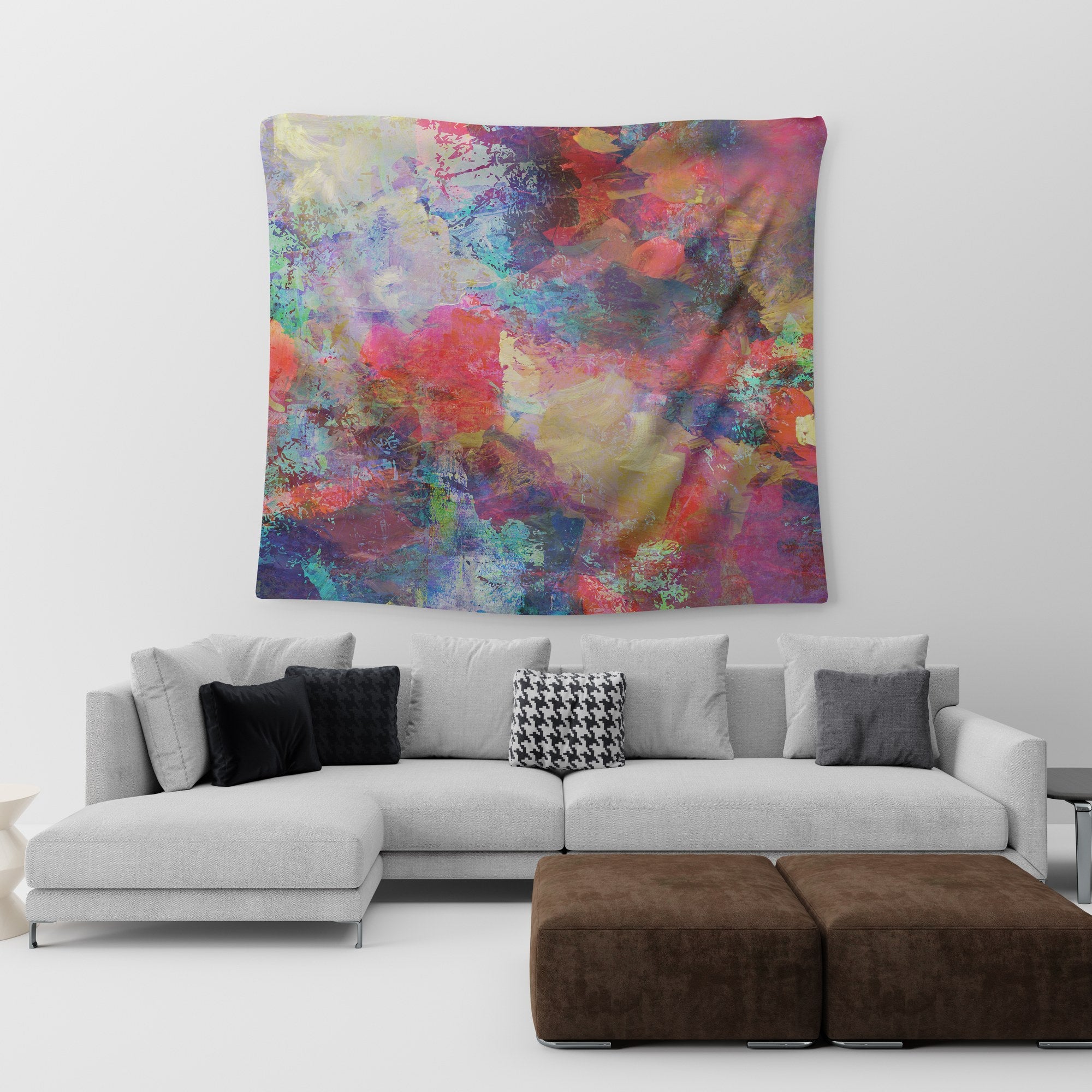 Pintura Decorativa Multicolor Premium - Algodão e Poliéster