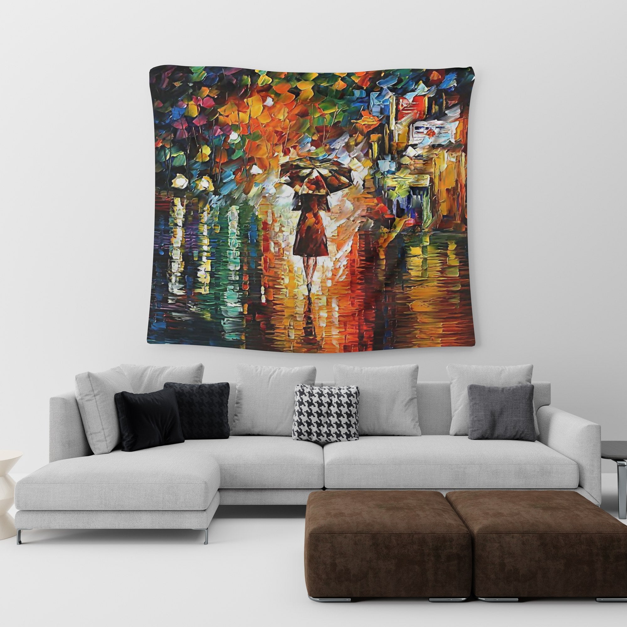 Quadro Decorativo Multicolor Algodão Poliéster 140x100cm Premium