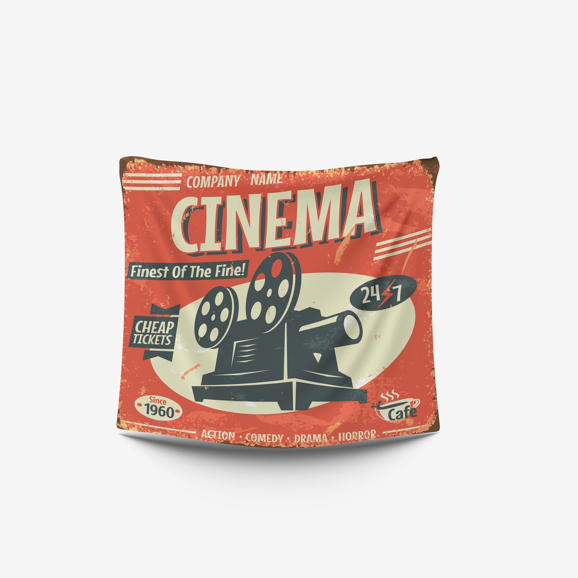 Pintura Decorativa Multicolor em Poliéster Premium - 100x70cm