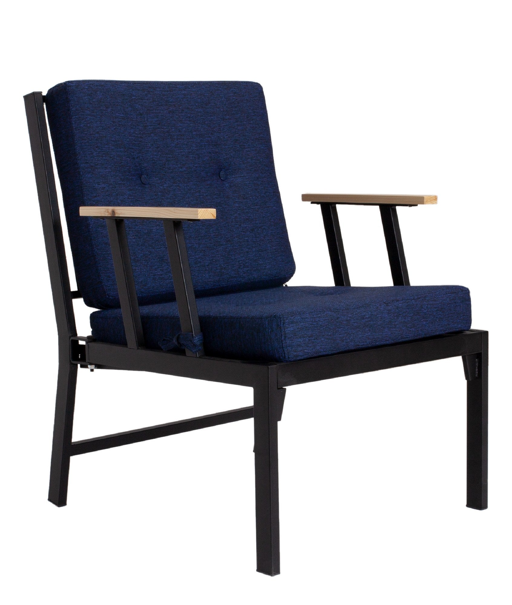 Sofá Garden 1 Lugar Dark Blue - Design Contemporâneo Premium
