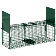 Armadilha para Captura de Animais Vivos 80x25x30cm - Verde Escuro