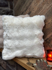 Capa de almofada – 43 x 43 cm – Creme – Poliéster