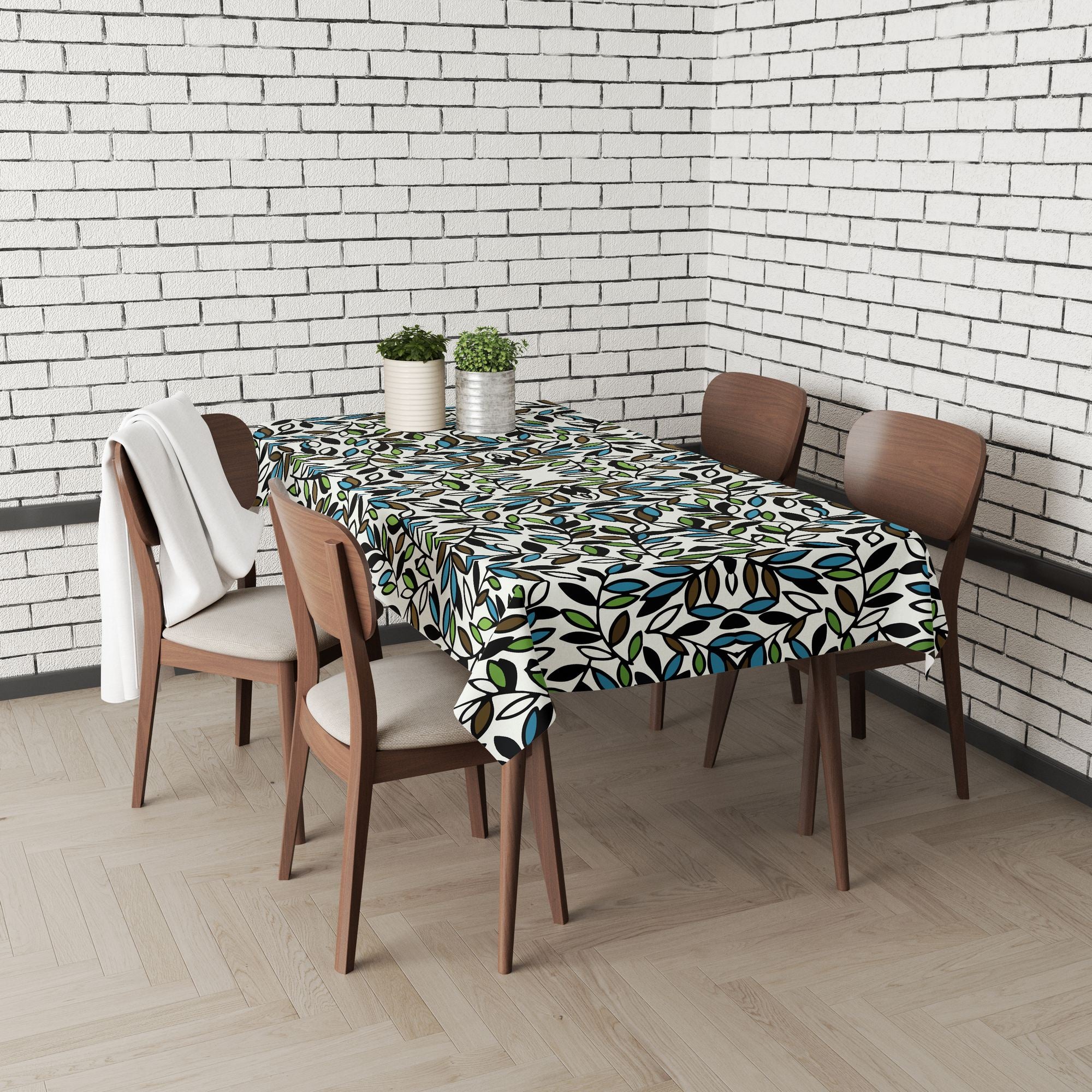 Toalha de mesa – 140 x 140 cm – Multicolorido – Algodão e poliéster