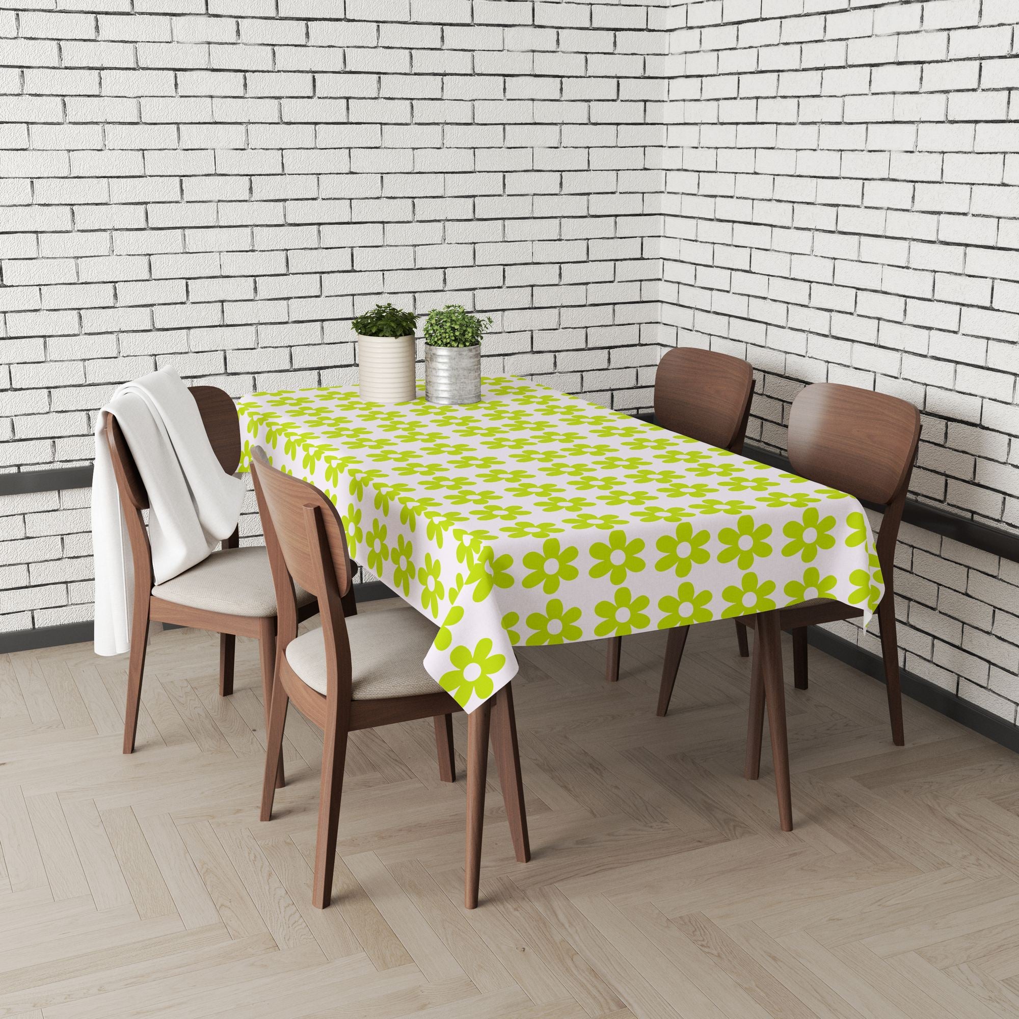 Toalha de mesa – 140 x 140 cm – Multicolorido – Algodão e poliéster