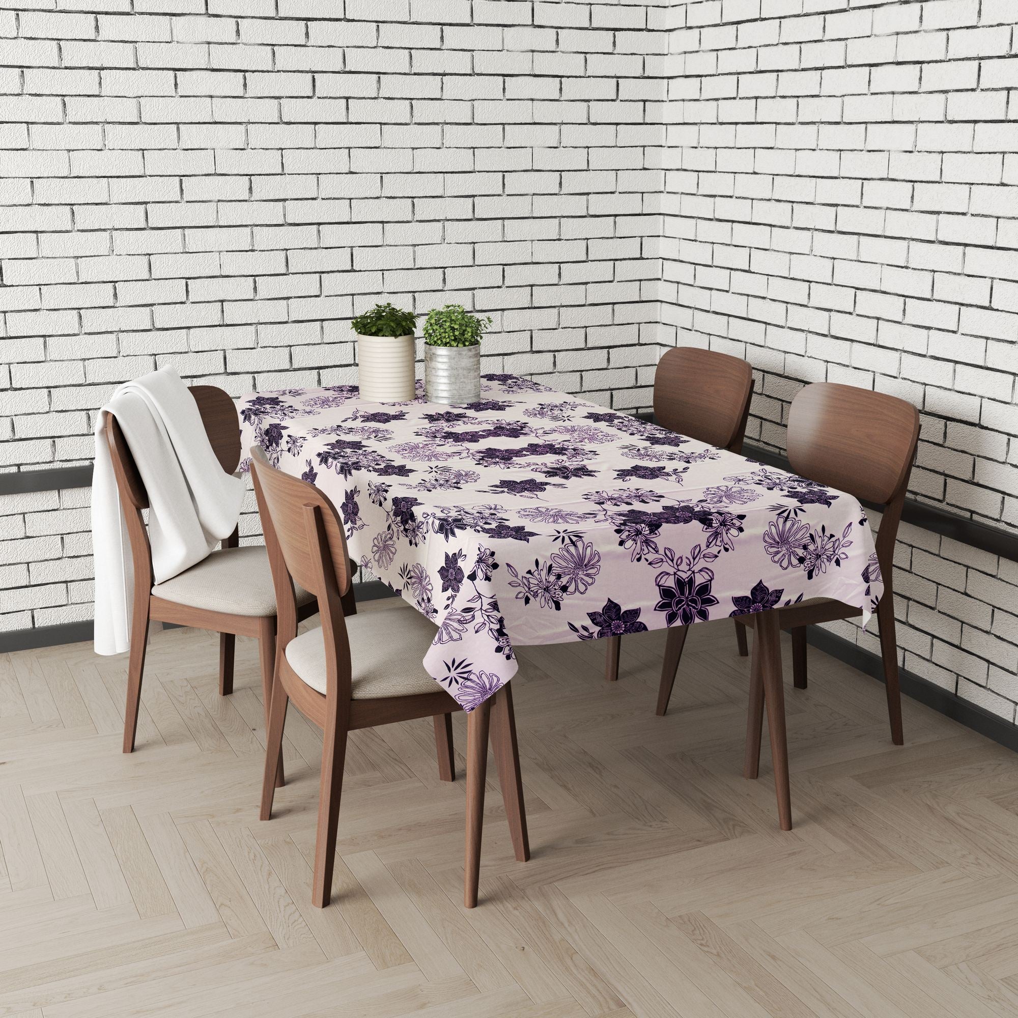 Toalha de mesa – 140 x 140 cm – Multicolorido – Algodão e poliéster