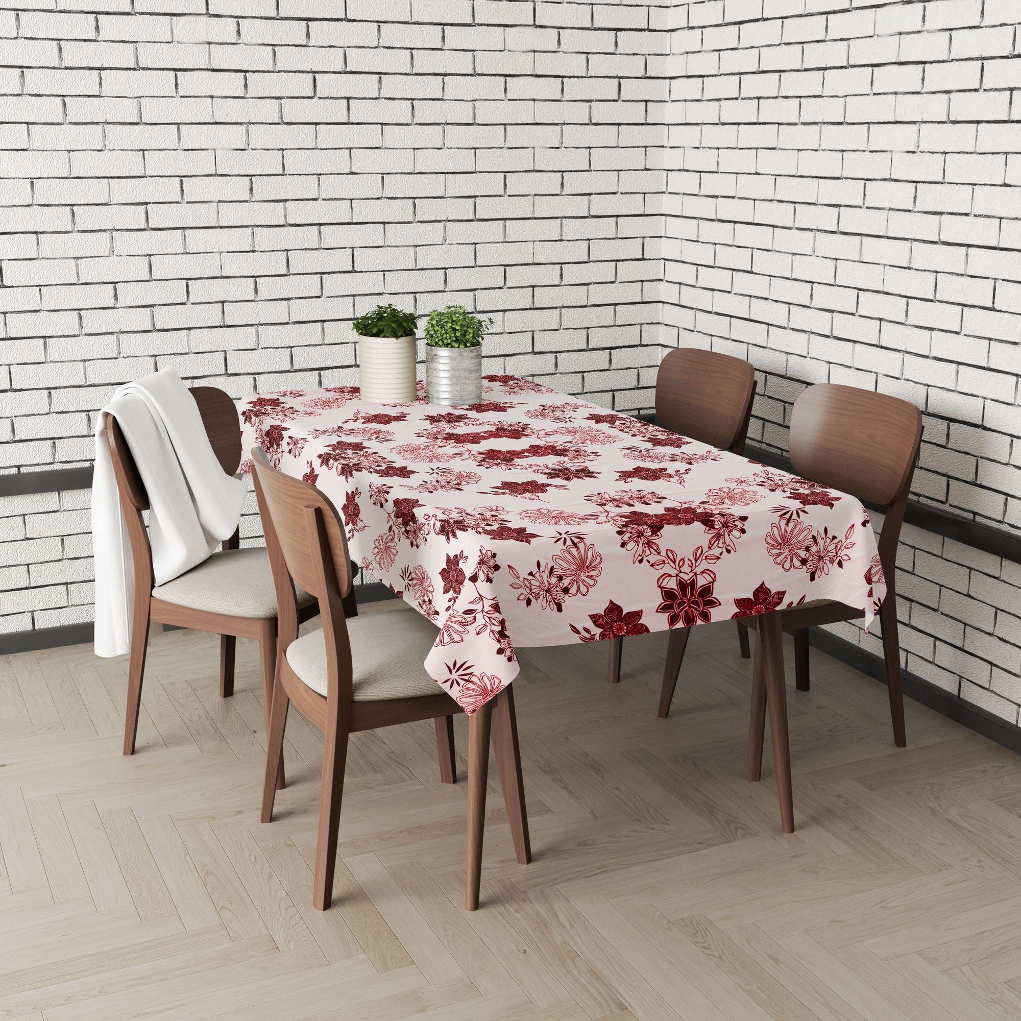 Toalha de mesa – 140 x 140 cm – Multicolorido – 65% algodão, 35% poliéster