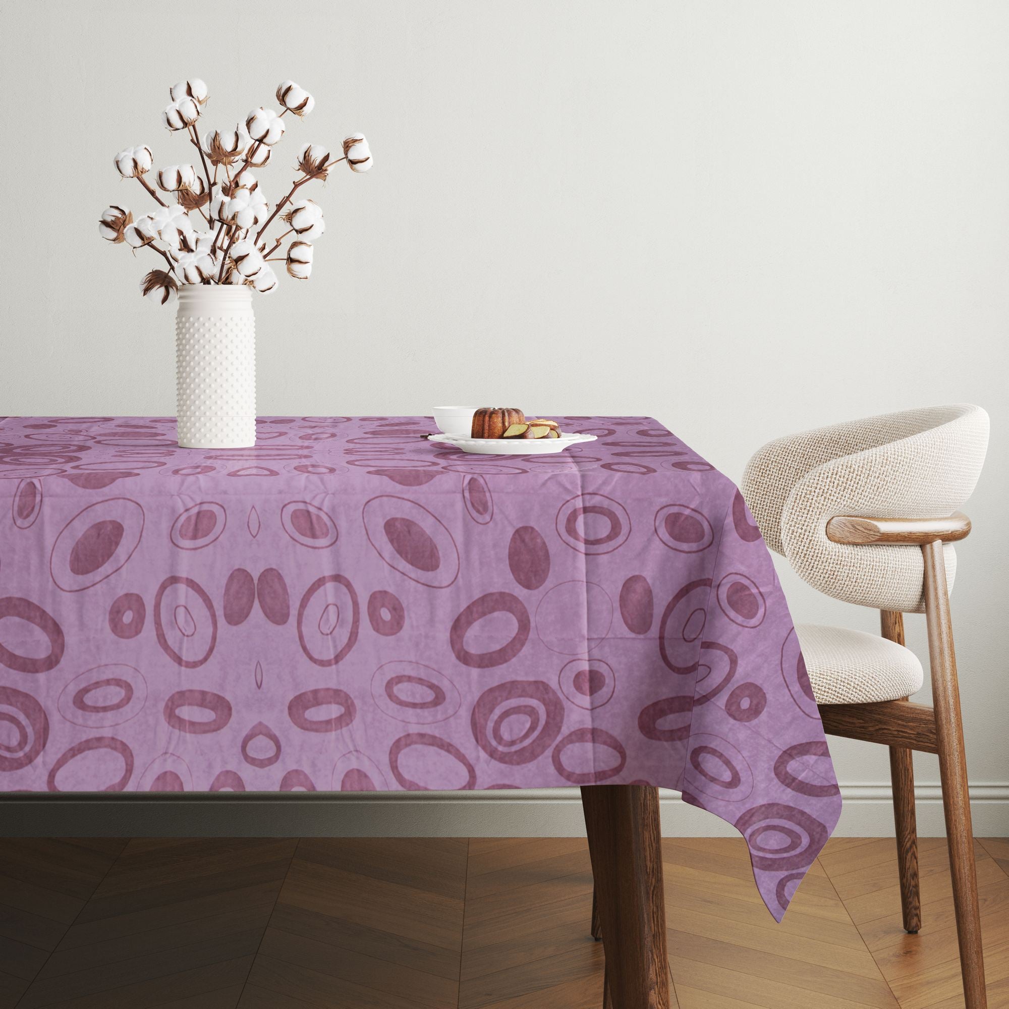 Toalha de Mesa – 140 x 140 cm – Multicolorido – Algodão e Poliéster