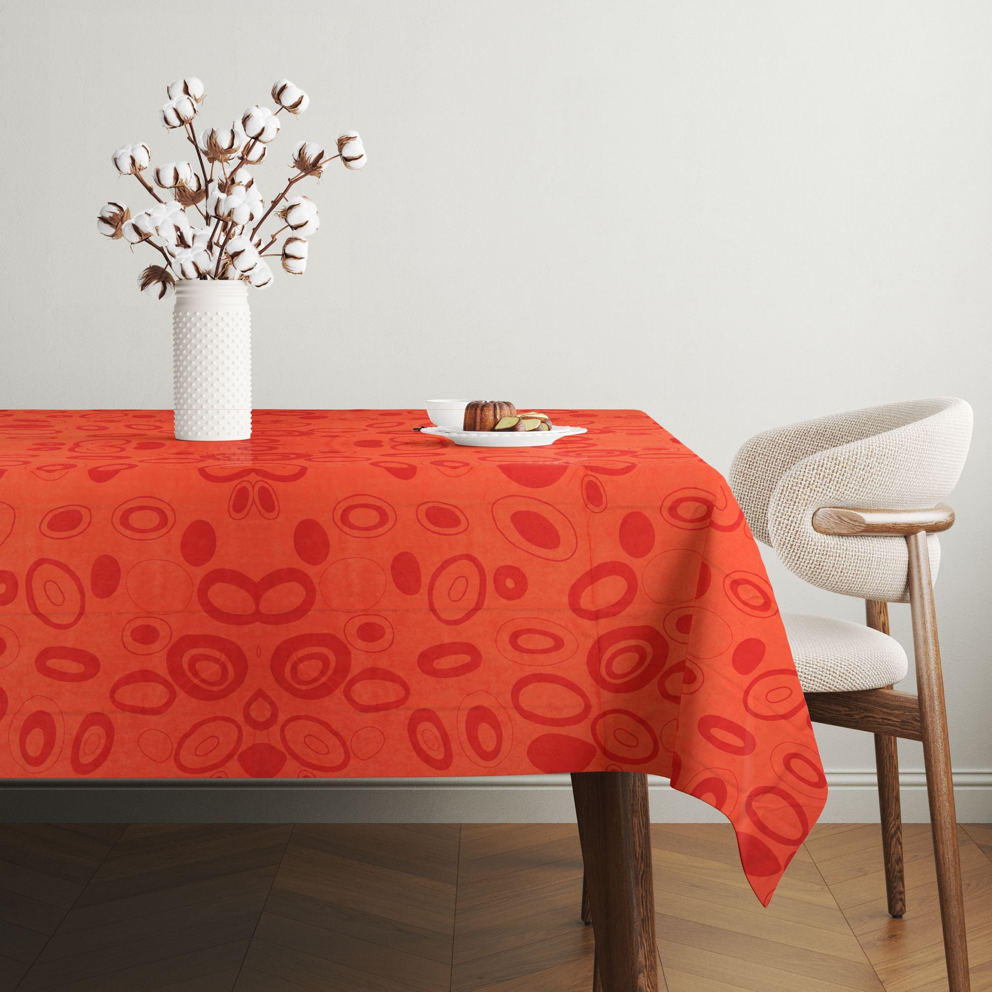 Toalha de mesa – 140 x 140 cm – Multicolorido – Algodão e Poliéstero