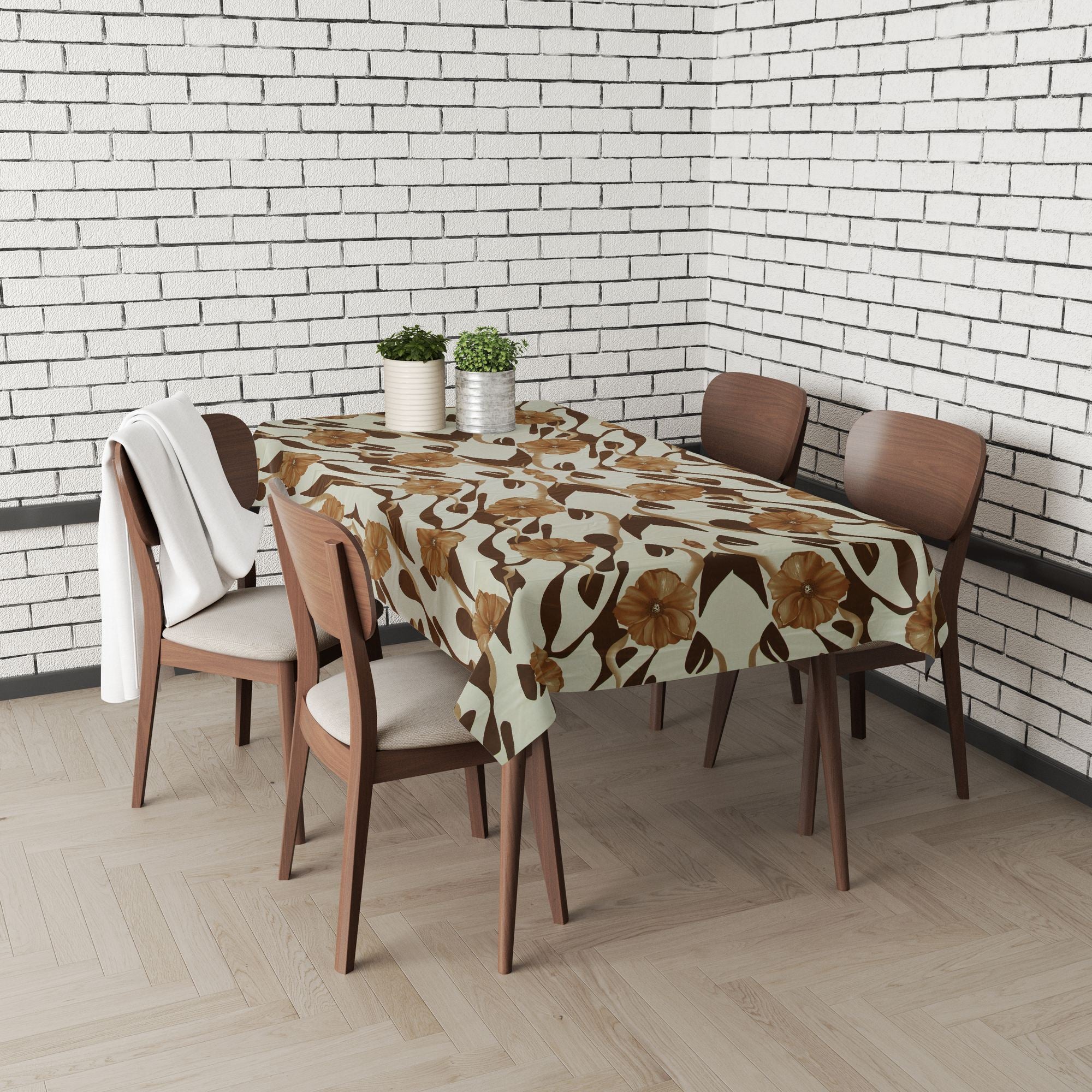 Toalha de mesa – 140 x 140 cm – Multicolorido – Algodão e poliéster