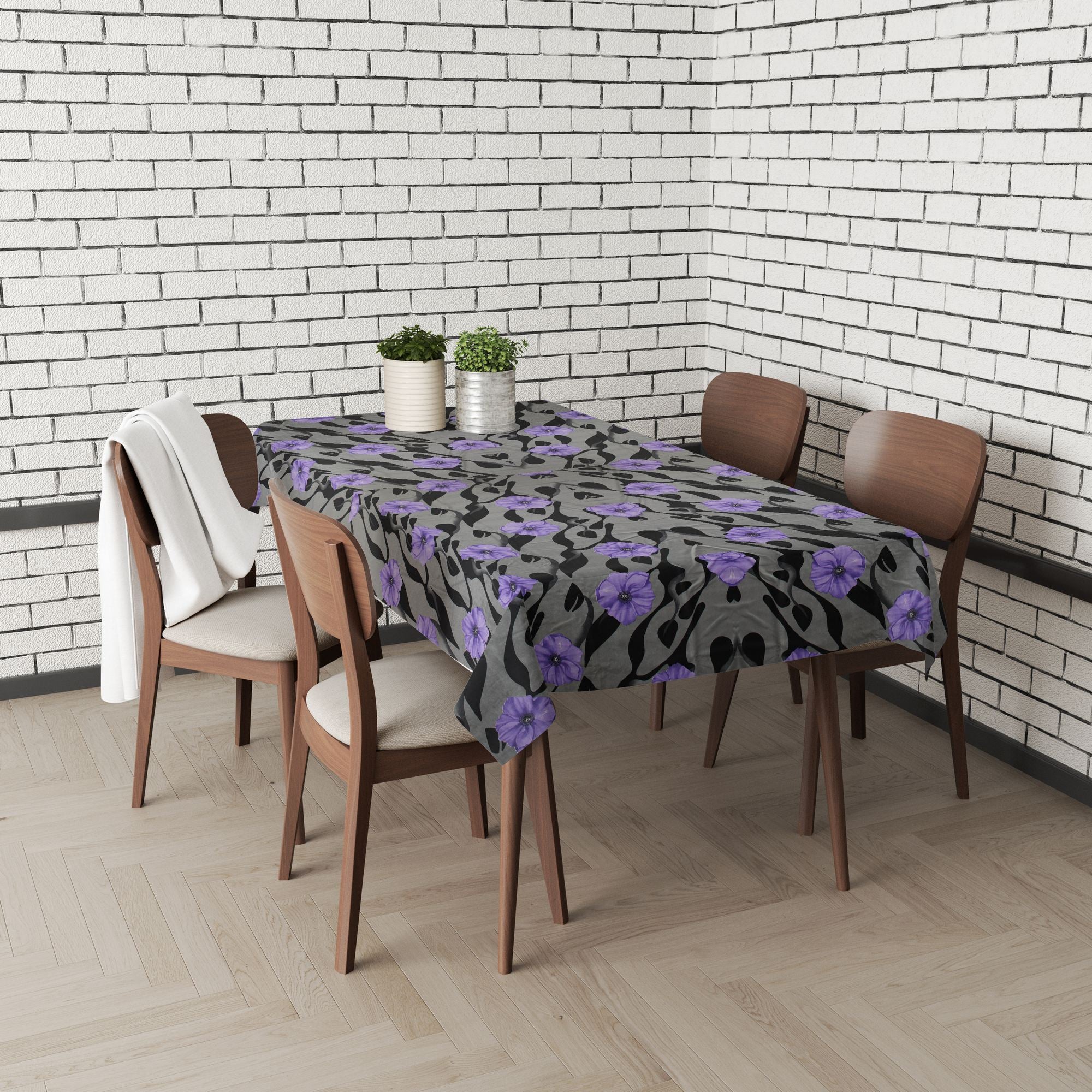 Toalha de mesa – 140 x 140 cm – Multicolorido – Algodão e poliéster