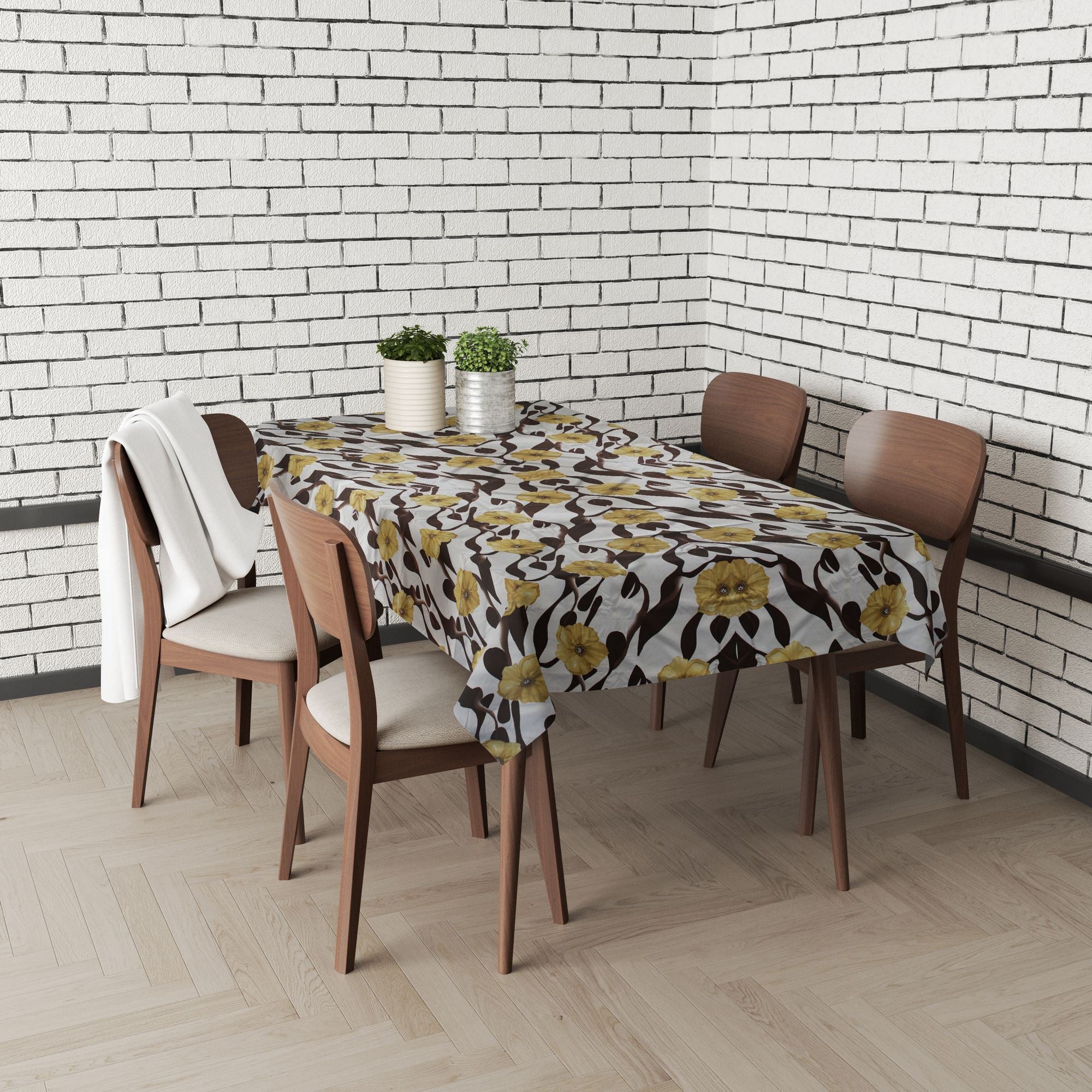 Toalha de mesa – 140 x 140 cm – Multicolorido – Algodão e Poliéster