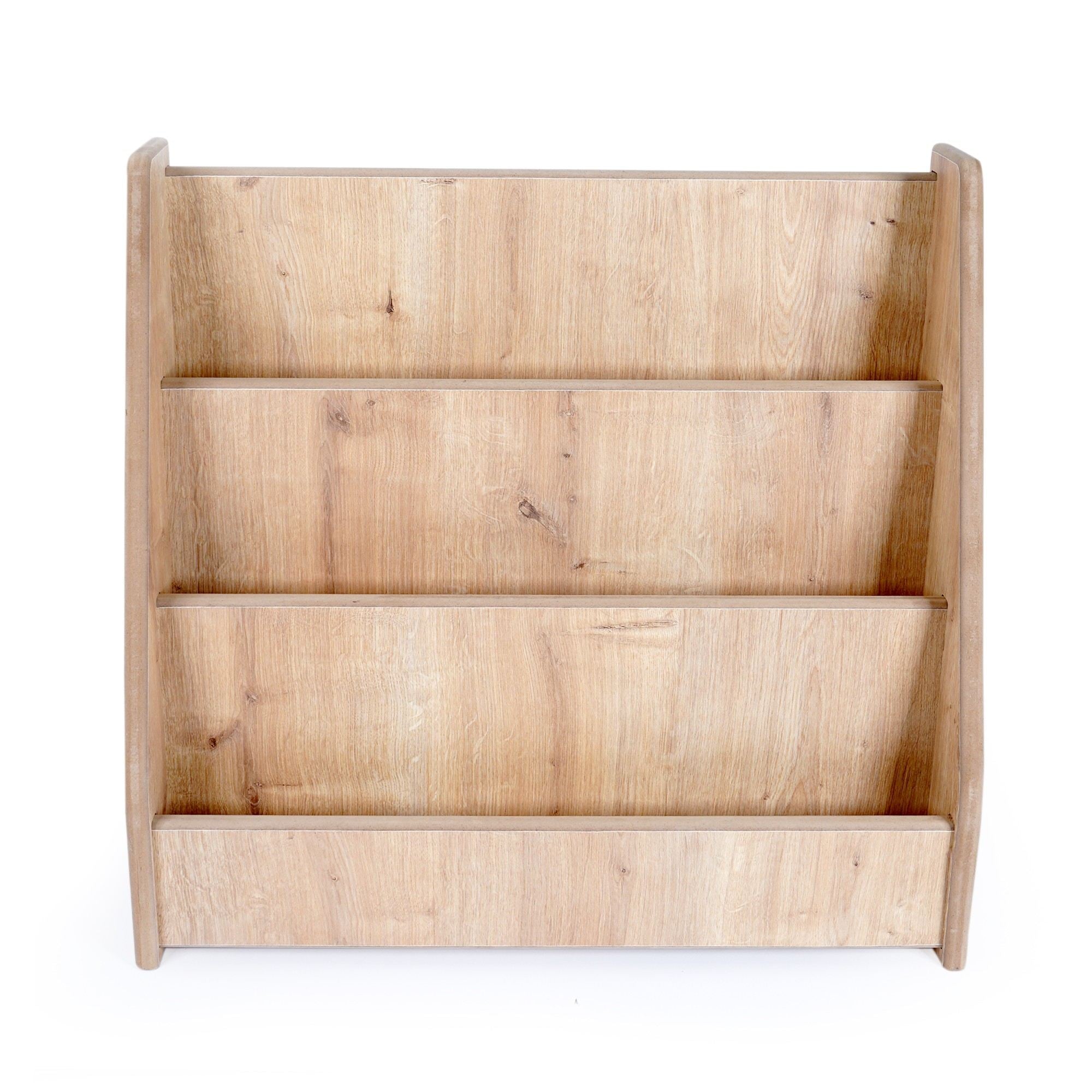 Estante Modular Oak MDF Premium - Sistema Fixação Parede 10 Peças