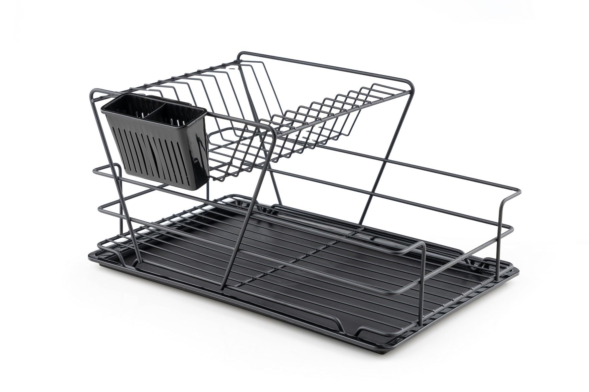 Escorredor de pratos – 47 x 32 x 24 cm – Preto – Metal