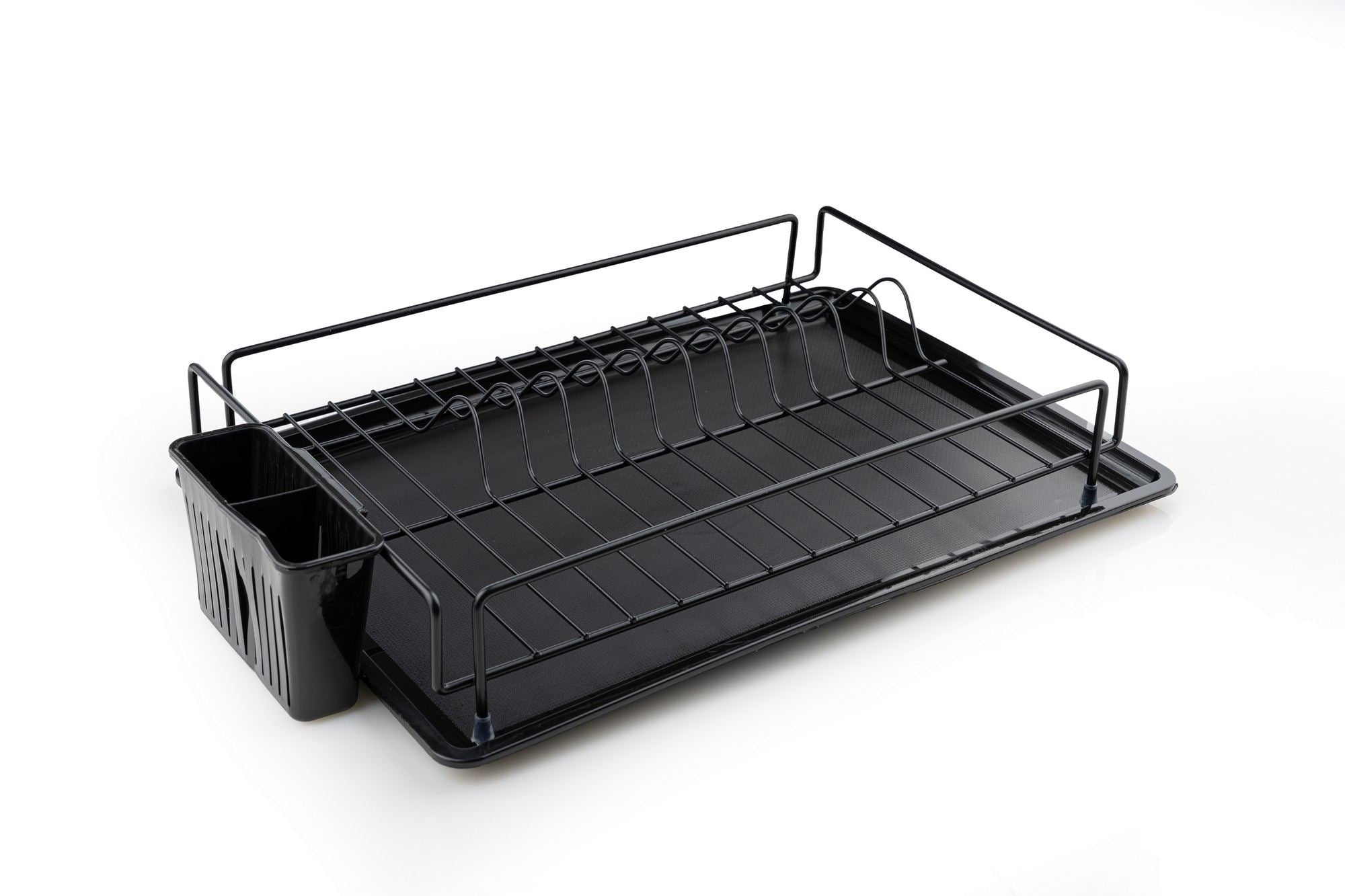 Escorredor de Pratos – 35,5 x 29,5 x 9,5 cm – Preto – Metal