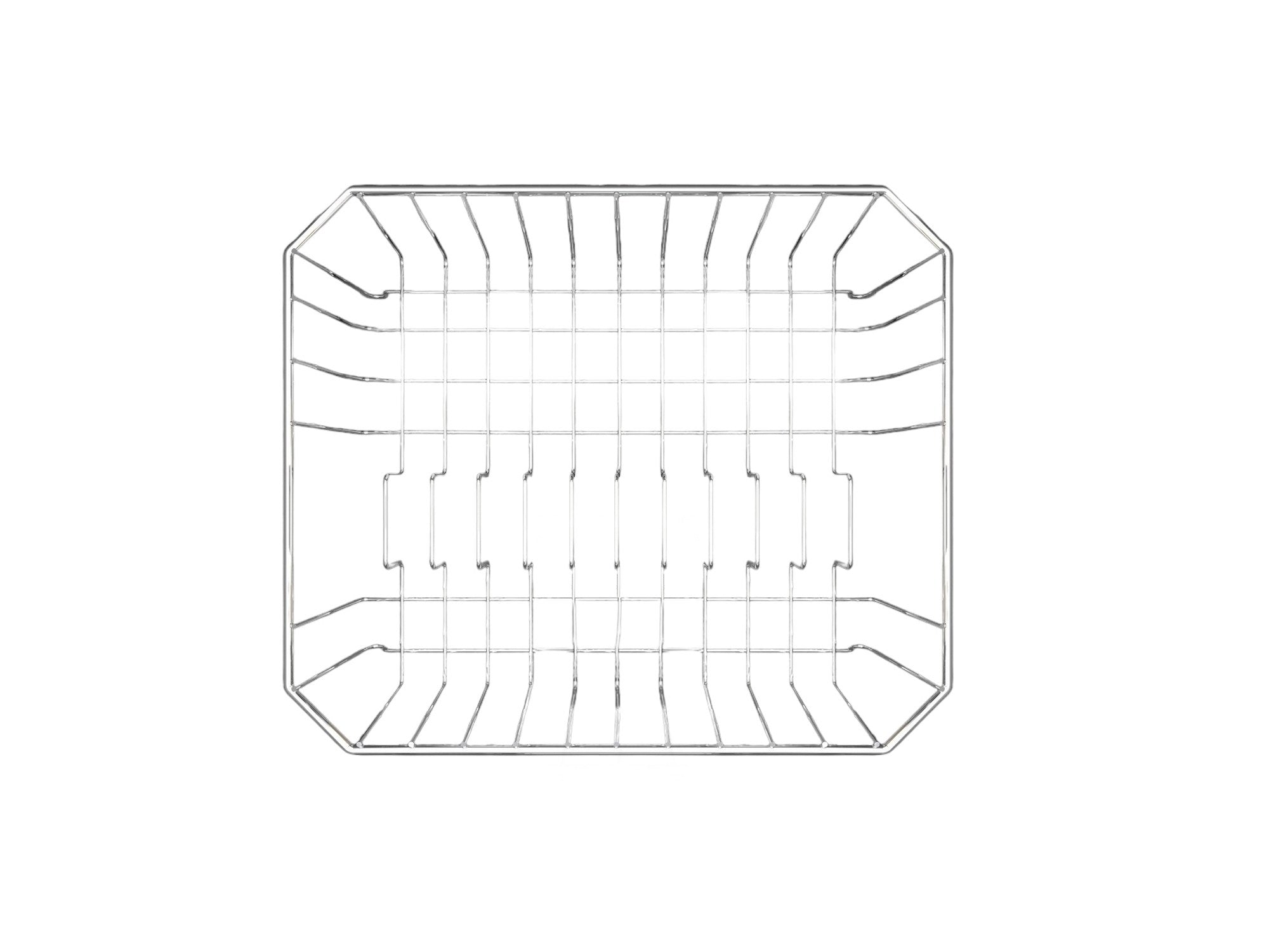 Escorredor de Pratos – 34,5 x 33,5 x 11 cm – Branco – Metal
