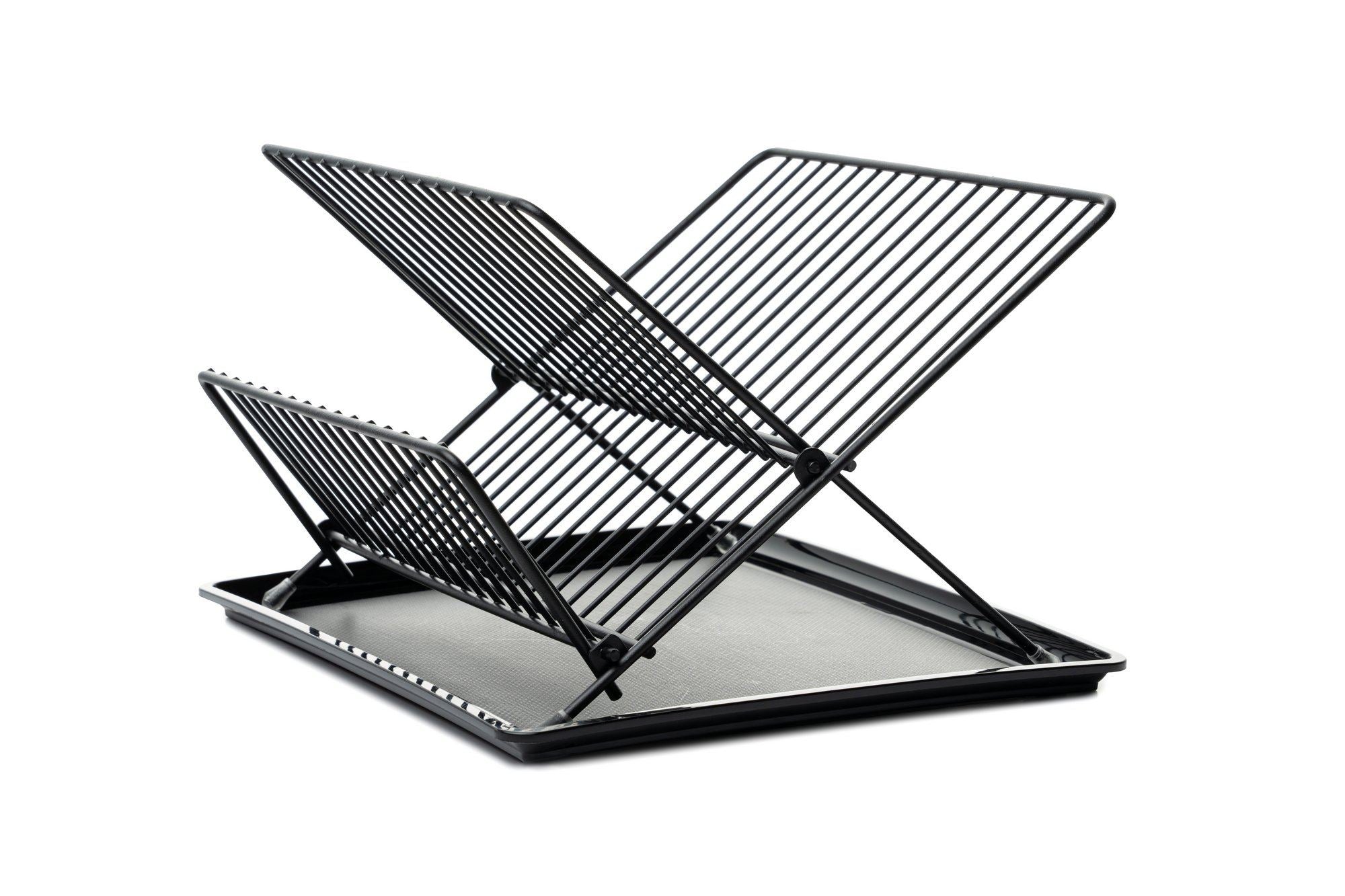 Escorredor de pratos – 35,5 x 29,5 x 26 cm – Cromado – Metal