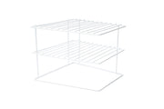 Organizador de Cozinha – 24,5 x 24,5 x 19,5 cm – Branco – Metal