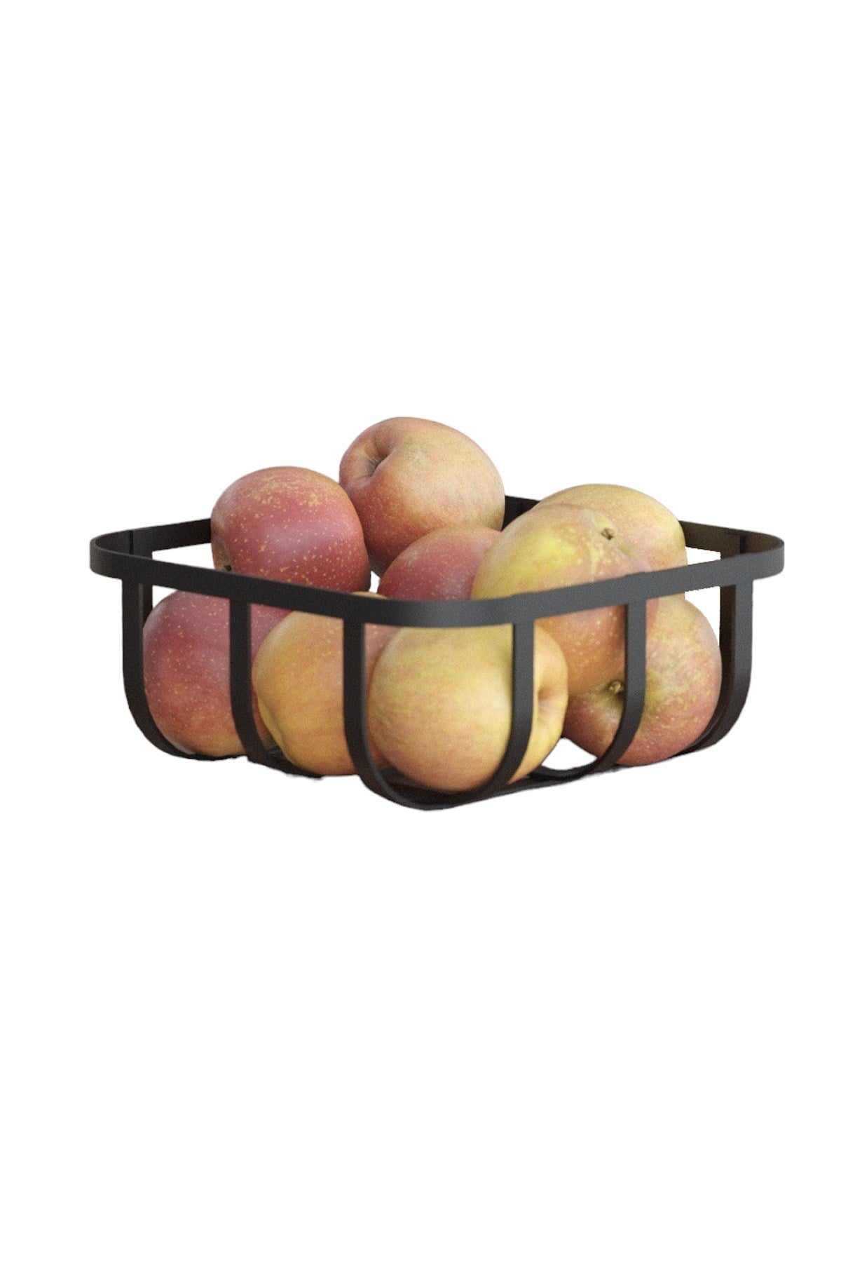 Organizador de cozinha – 47 x 32 x 31 cm – Preto – Metal