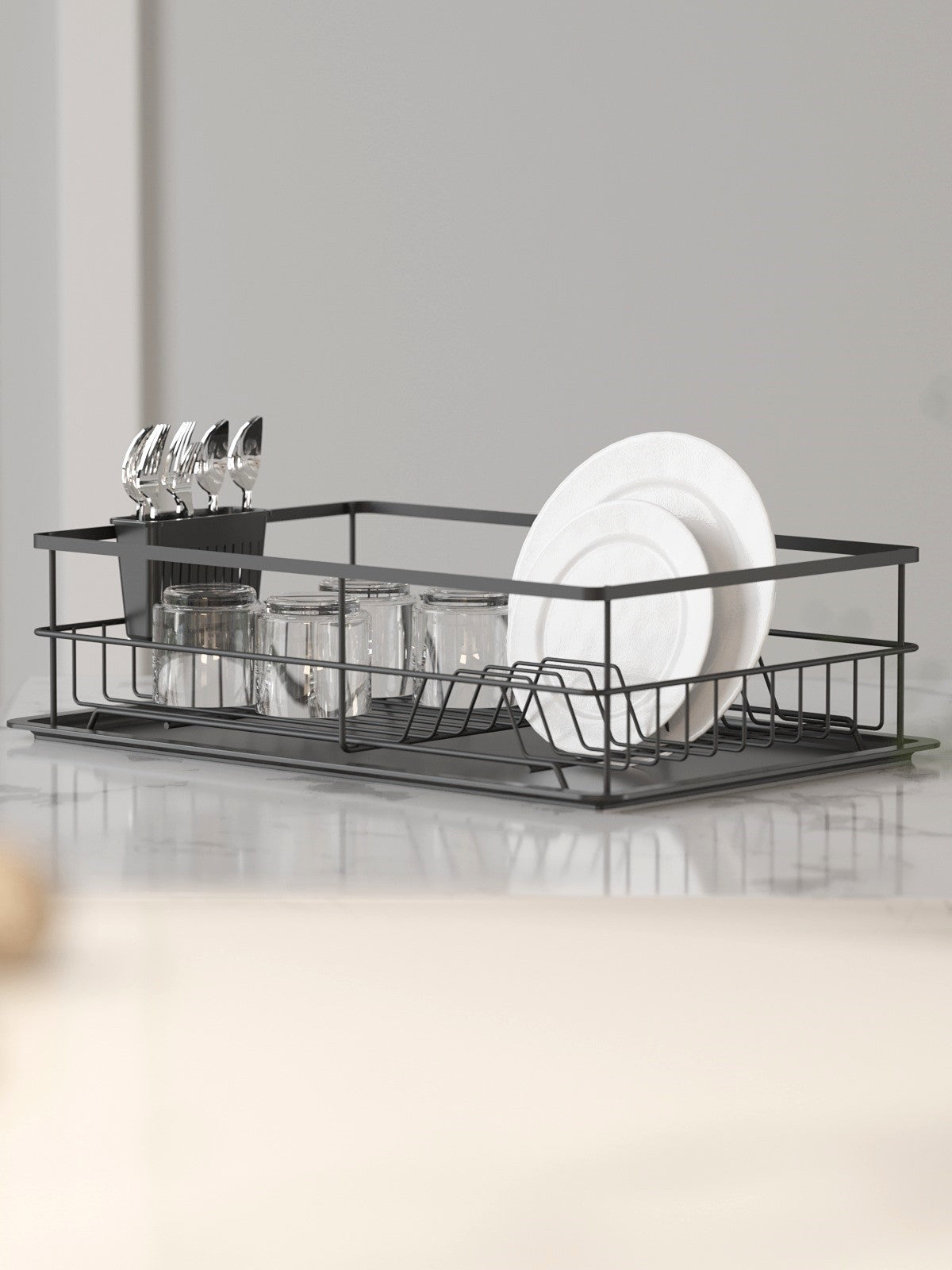 Organizador de Cozinha – 68 x 47 x 50 cm – Preto – Metal