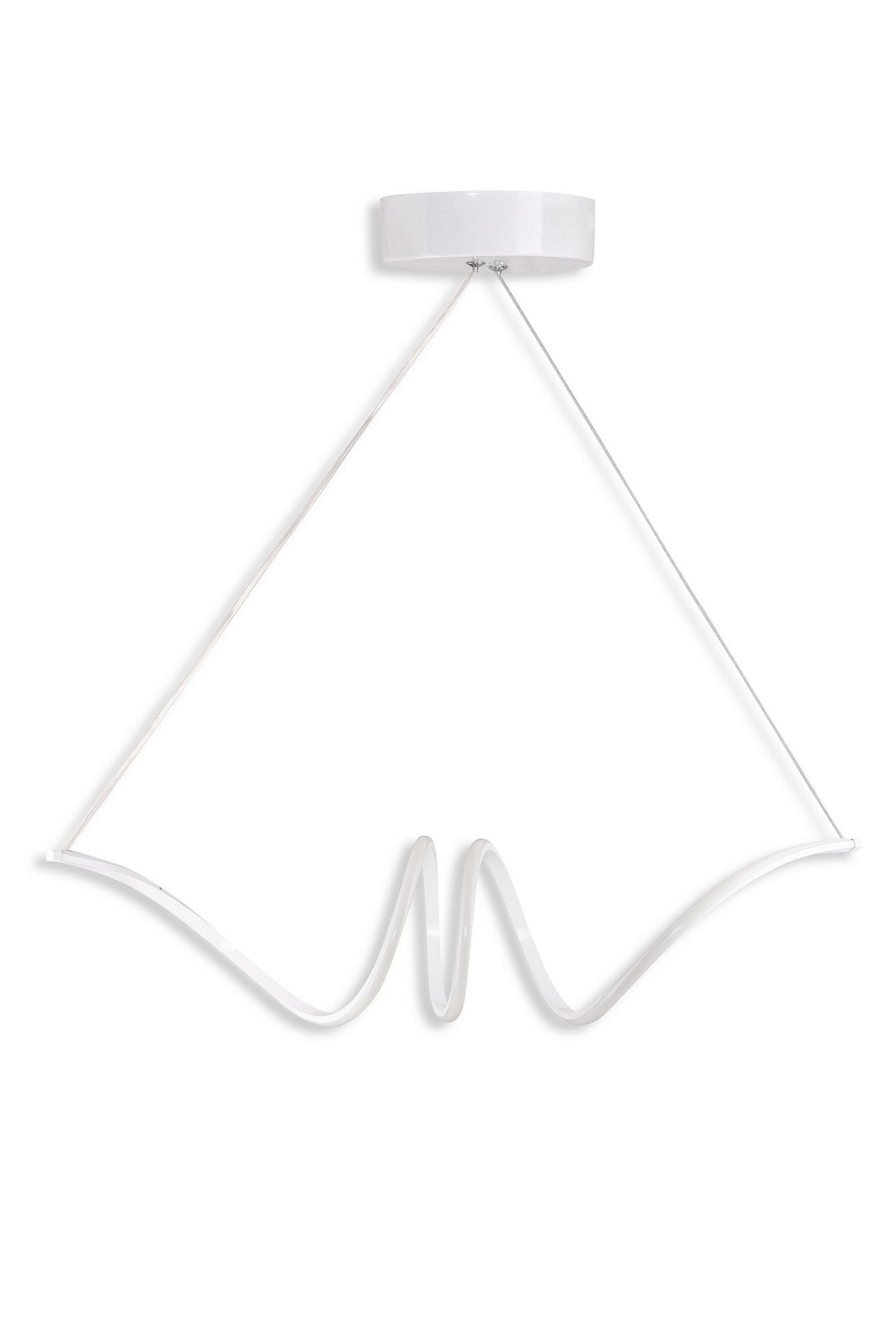 Candeeiro de Teto – 115 x 25 x 25 cm – Branco – Alumínio