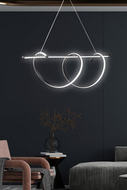 Candeeiro de Teto – 110 x 30 x 30 cm – Preto – Alumínio